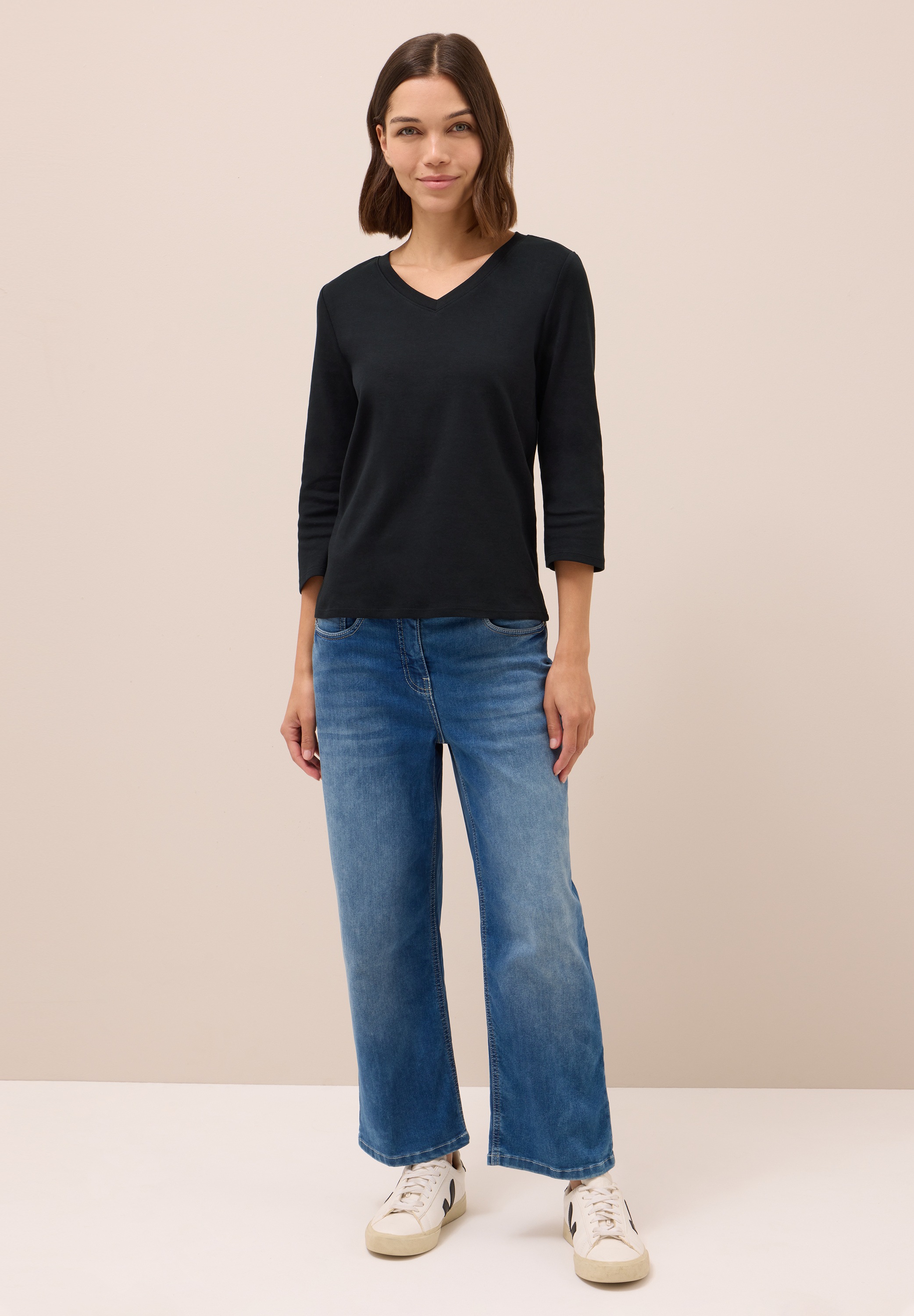 Thumbnail - Cecil T-Shirt aus reiner Baumwolle