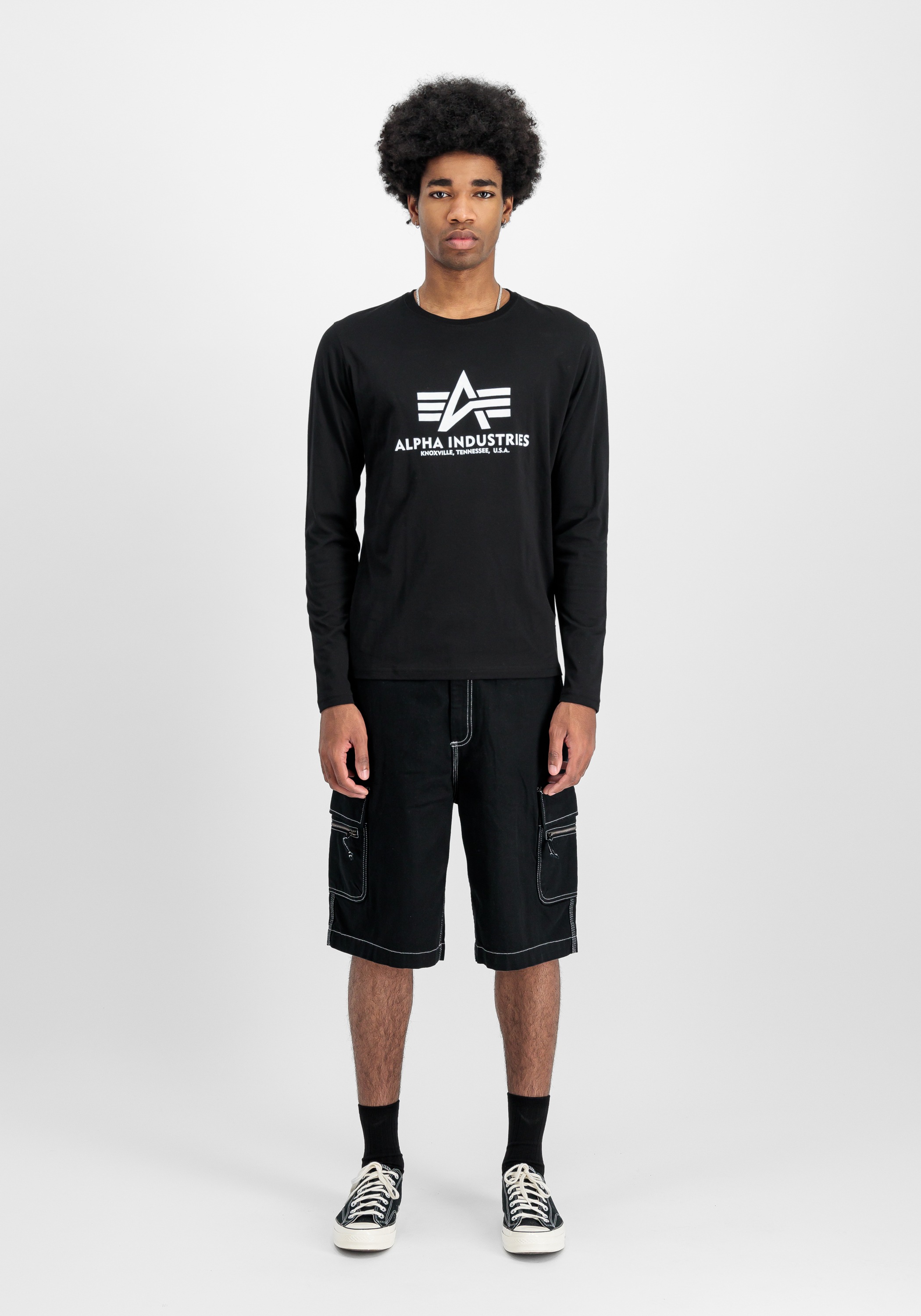 Thumbnail - Alpha Industries Longsleeve "Basic Longsleeve BL"