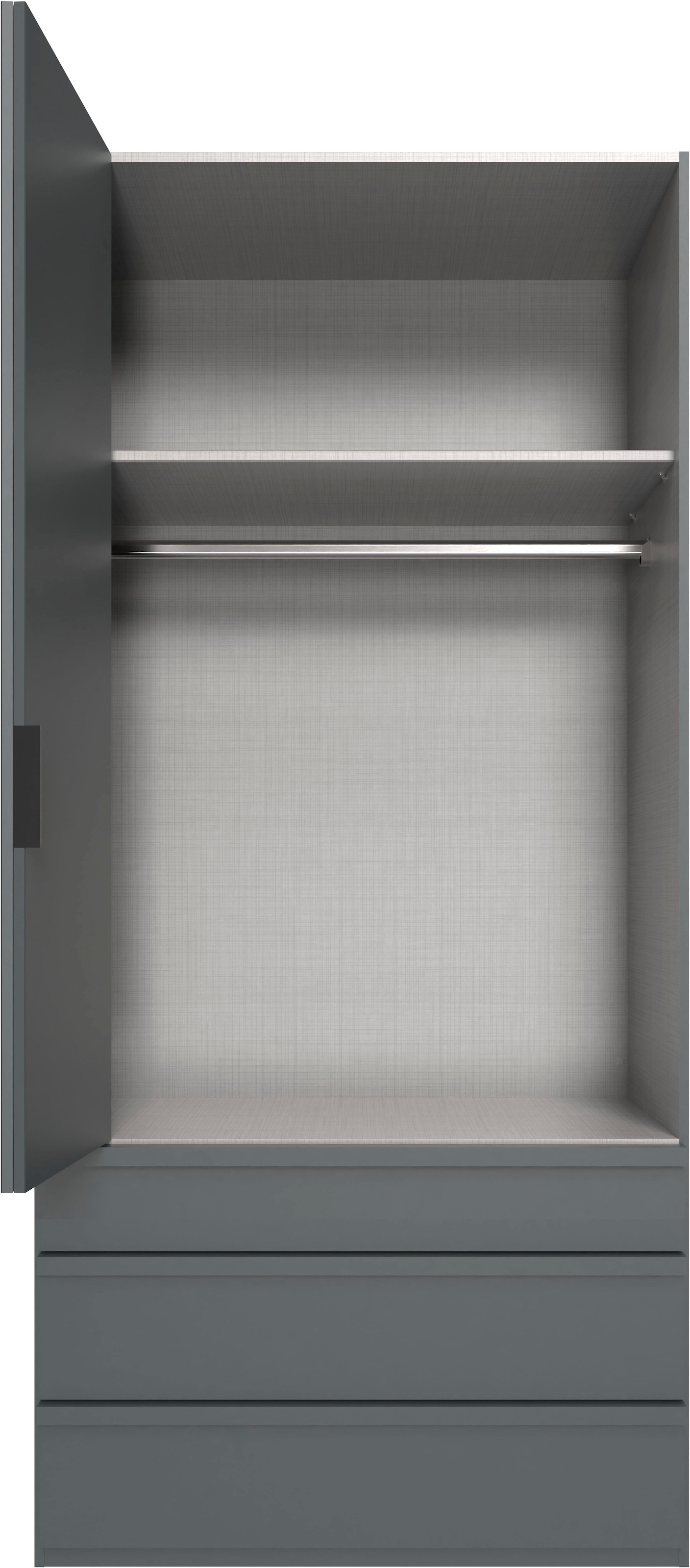 Wimex Falttürenschrank »Oxford by fresh to go, in 3 Breiten und 2 Höhen, Made in Germany«, (mit Schubladen, wahlweise mit oder ohne Spiegel), mit hochwertigen Falttüren für den perfekten Überblick