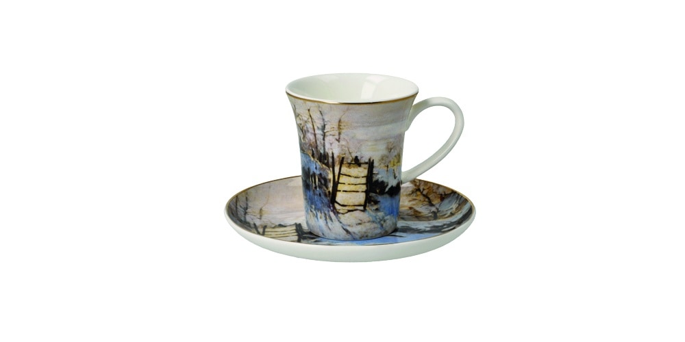 Goebel Espressotasse "Claude Monet - Die Elster" Füllmenge 0,1l