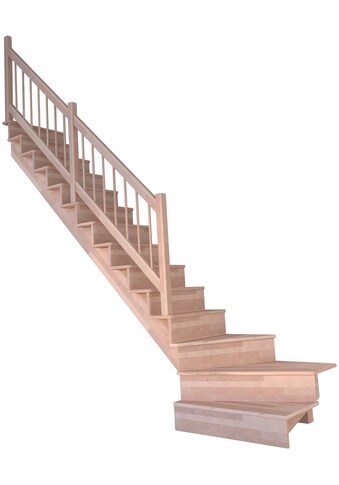 Starwood Systemtreppe »Massivholz Lindos Holz-H...