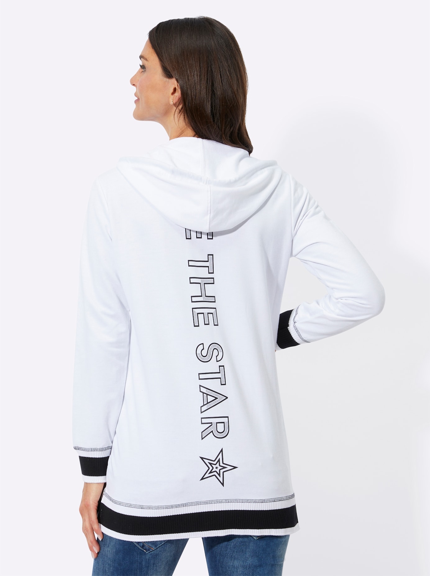 Inspirationen Shirtjacke »Sweatjacke«, (1 tlg.)