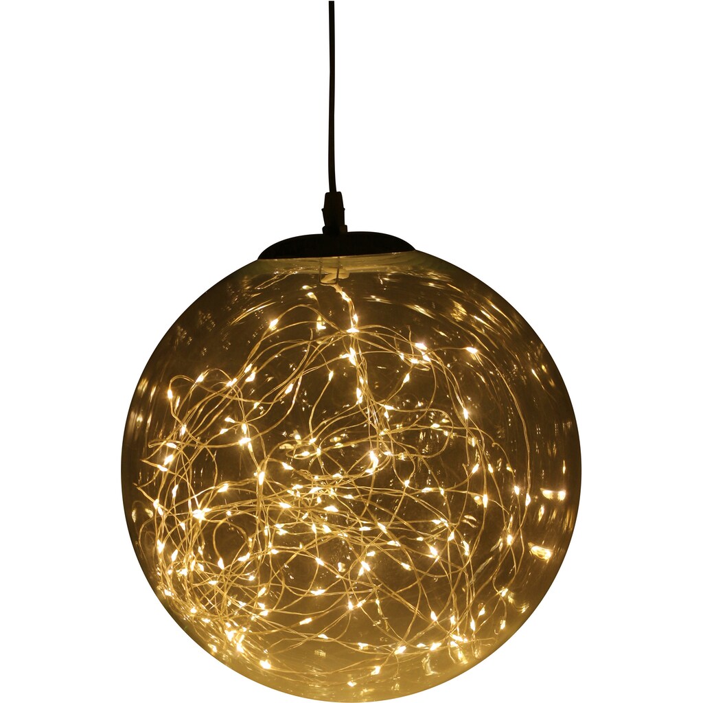 AM Design LED Dekolicht »Lichterglanz, Weihnachtsdeko aussen«, LED Kugel aus Glas