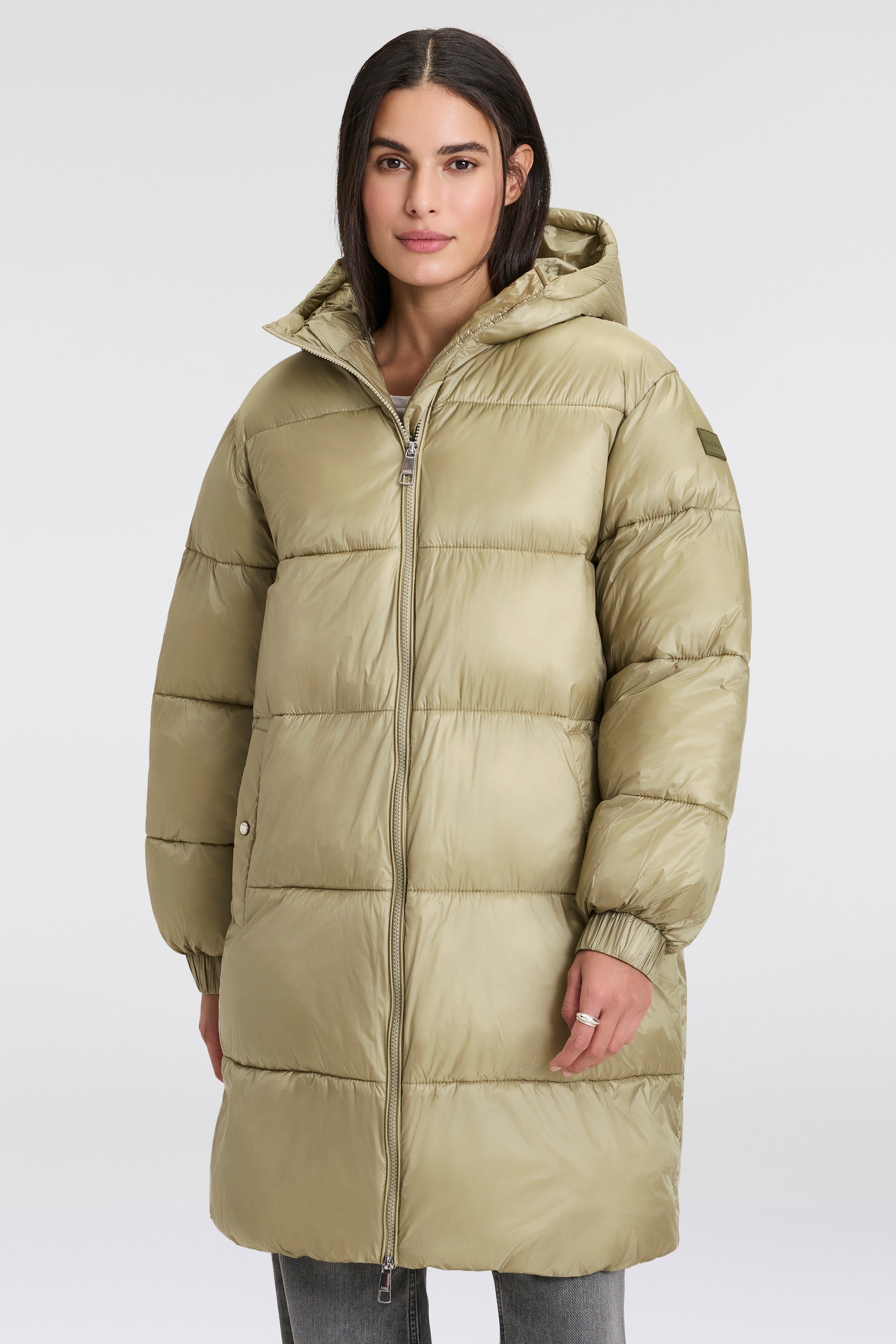 BOSS ORANGE Outdoorjacke "Padilo Premium Damenmode", mit Kapuze, mit Kapuze günstig online kaufen