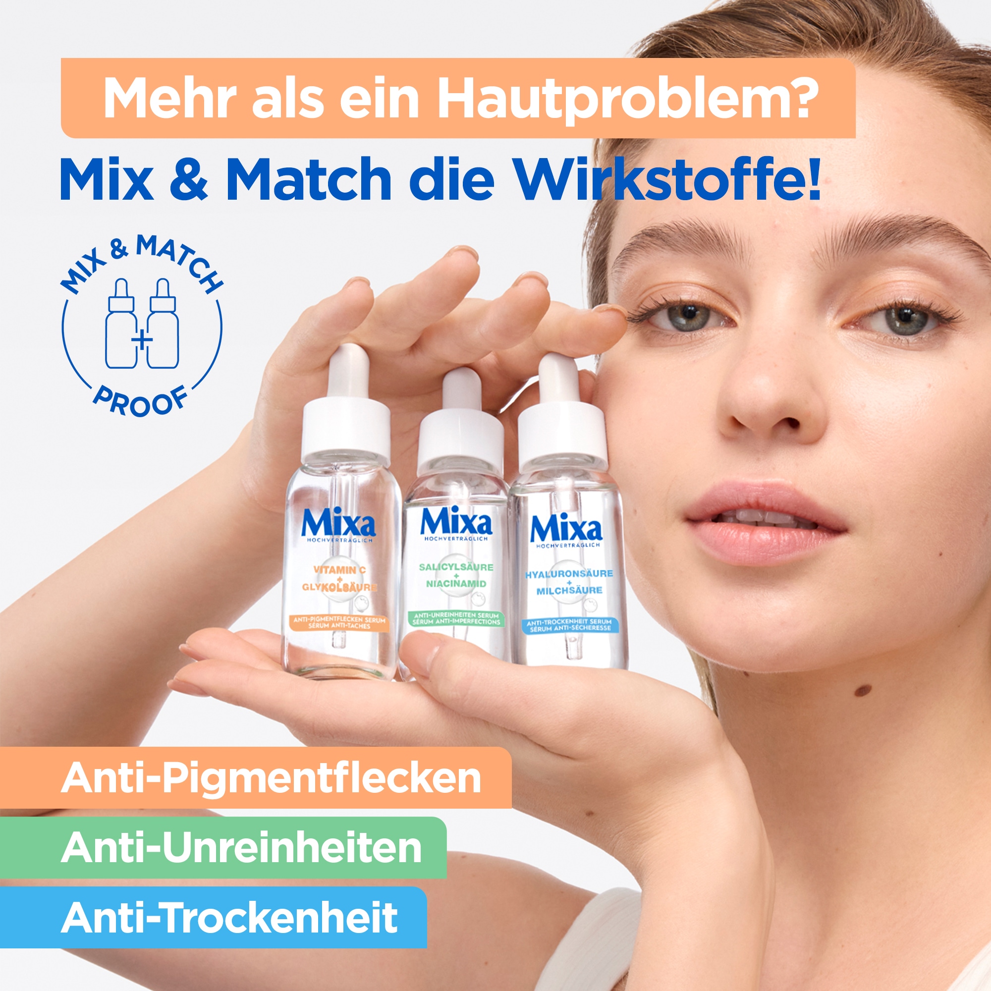 Mixa Gesichtsserum »Mixa Anti-Pigmentflecken Serum«, mit hoher Wirksamkeit