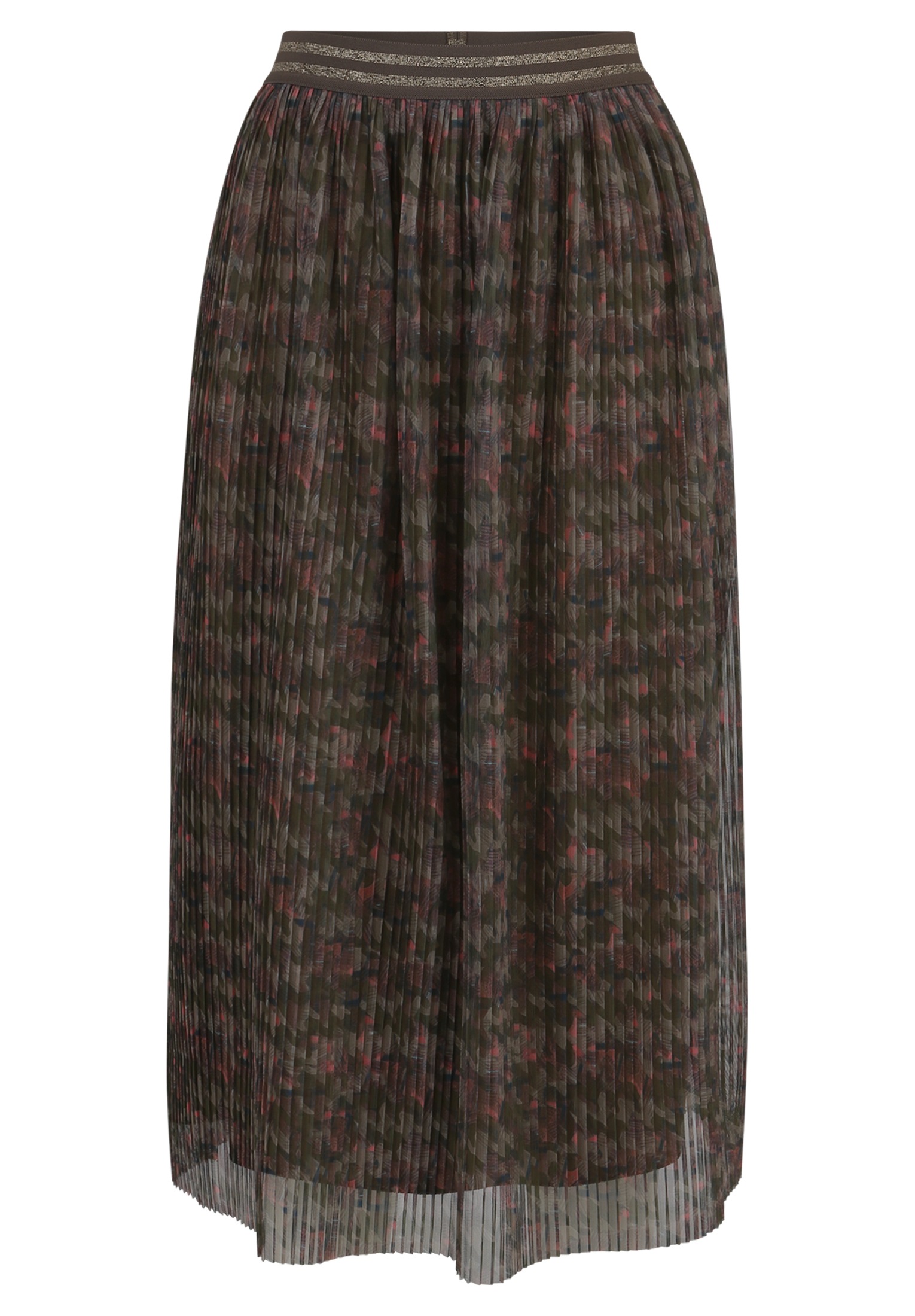 Cartoon Midirock "Damen mit offenem Saum", Druck günstig online kaufen