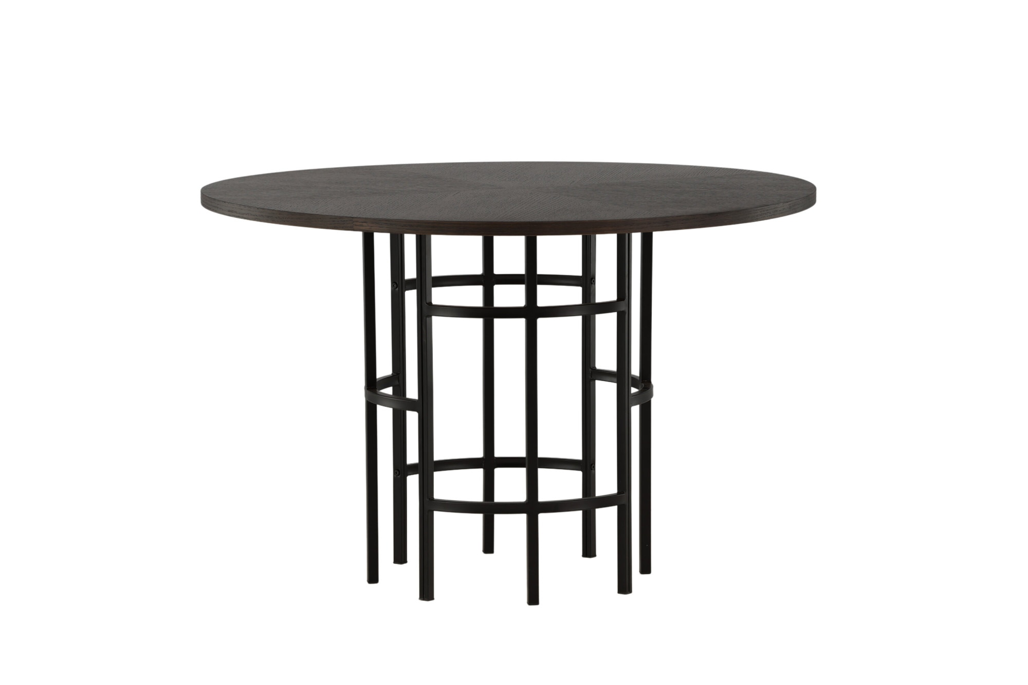 Venture Design Braun Copenhagen Runder Esstisch, Mokkafurnier, Ø115, - Image 2
