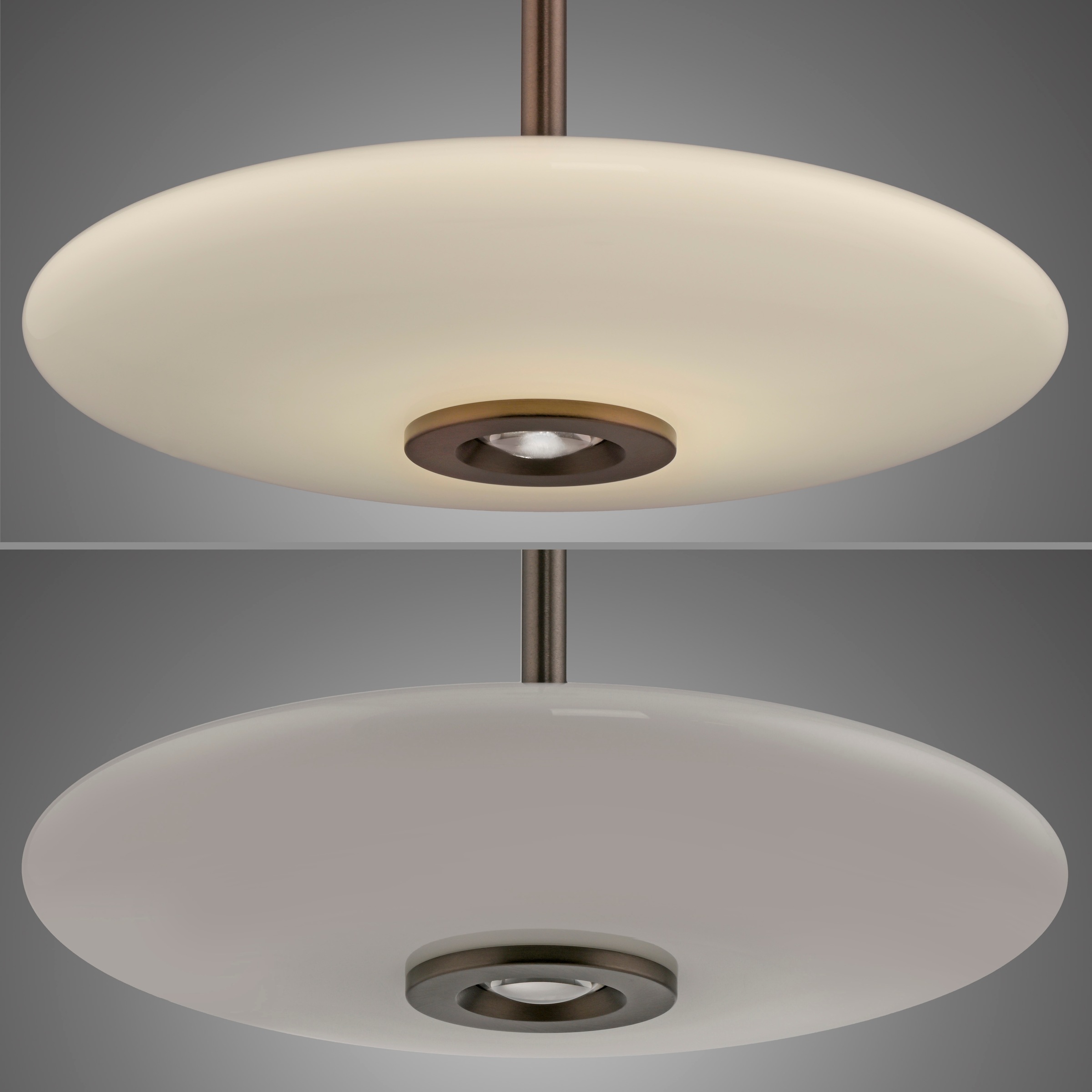 Neuhaus PURE LED Pendelleuchte »PURE E-Vitrum« LED-Board 1 Stk. warmweiß - kaltweiß e-LIFT®-Funktion, CCT, dimmbar über Fernbedíenung