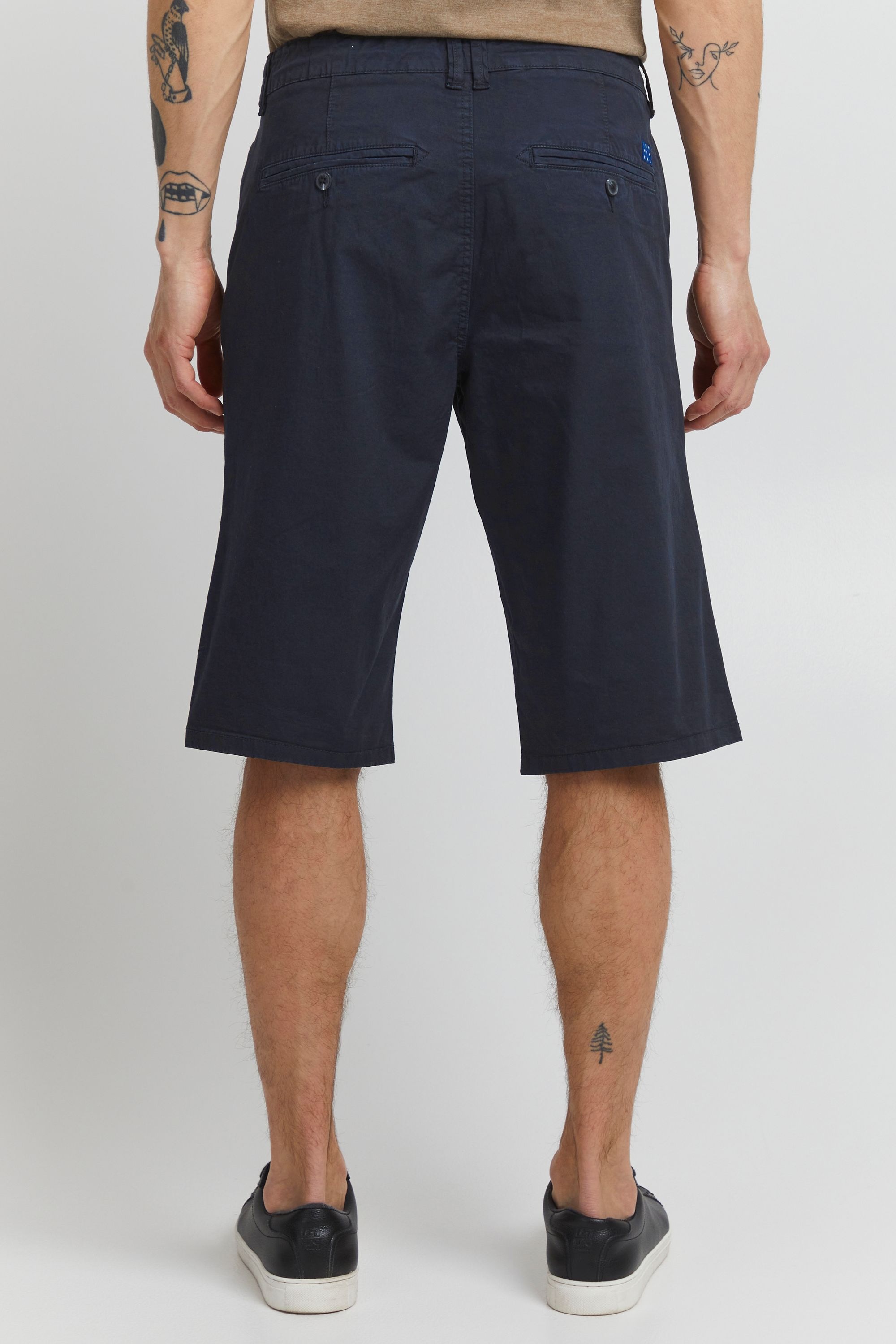 Caprihose BLEND "Caprihose BHBranko", Herren, Gr. S, N-Gr, schwarz, Obermaterial: 97% Baumwolle CO. 3% Elasthan EL., Hosen Caprihose 6