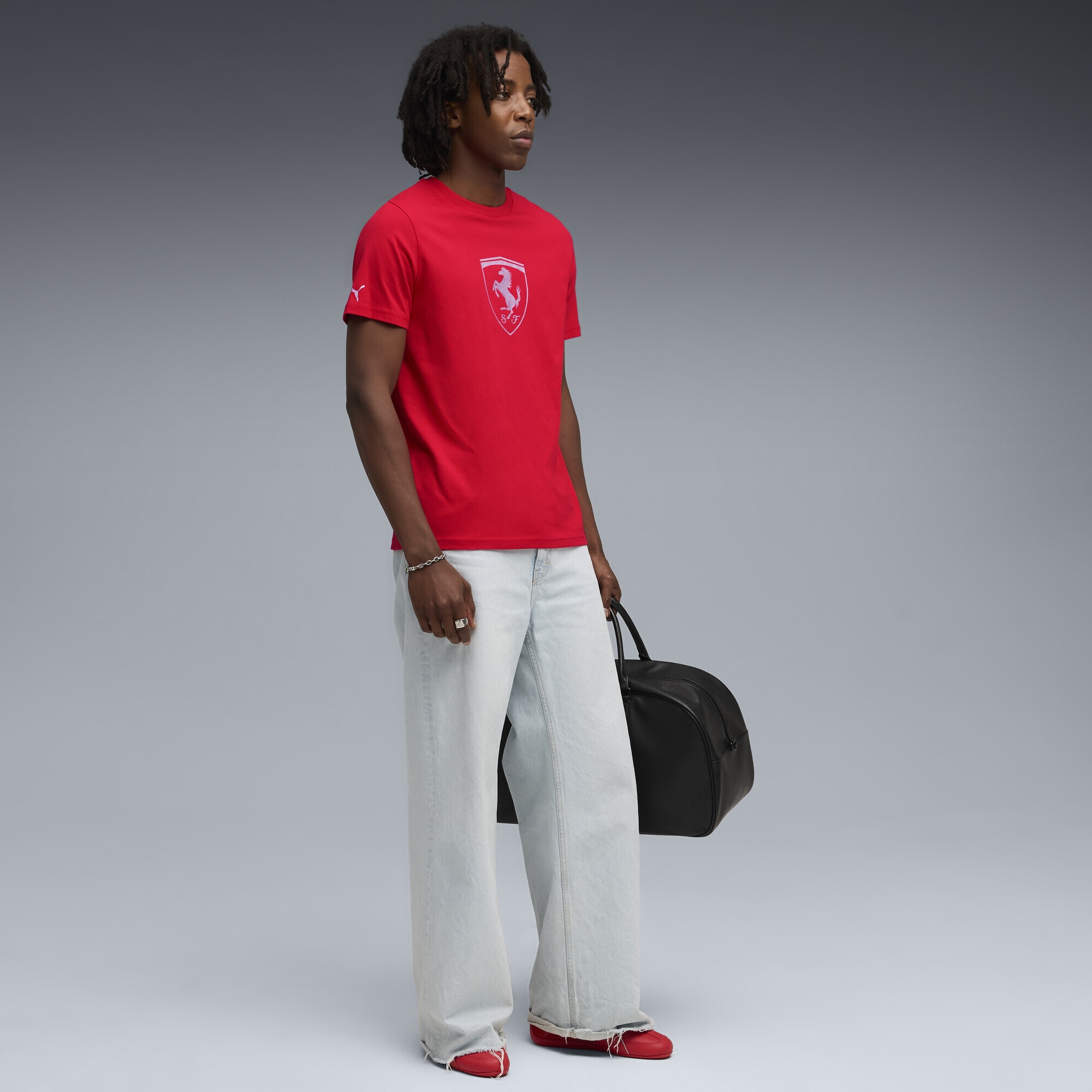 PUMA T-Shirt »Scuderia Ferrari Sportswear Tonal Shield T-Shirt Herren«