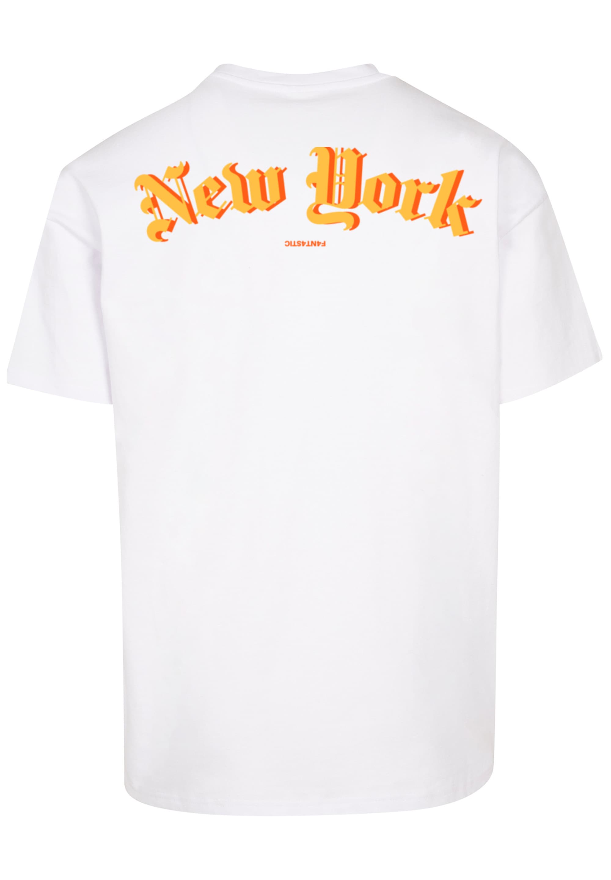 F4NT4STIC T-Shirt »New York Orange OVERSIZE TEE«, Print