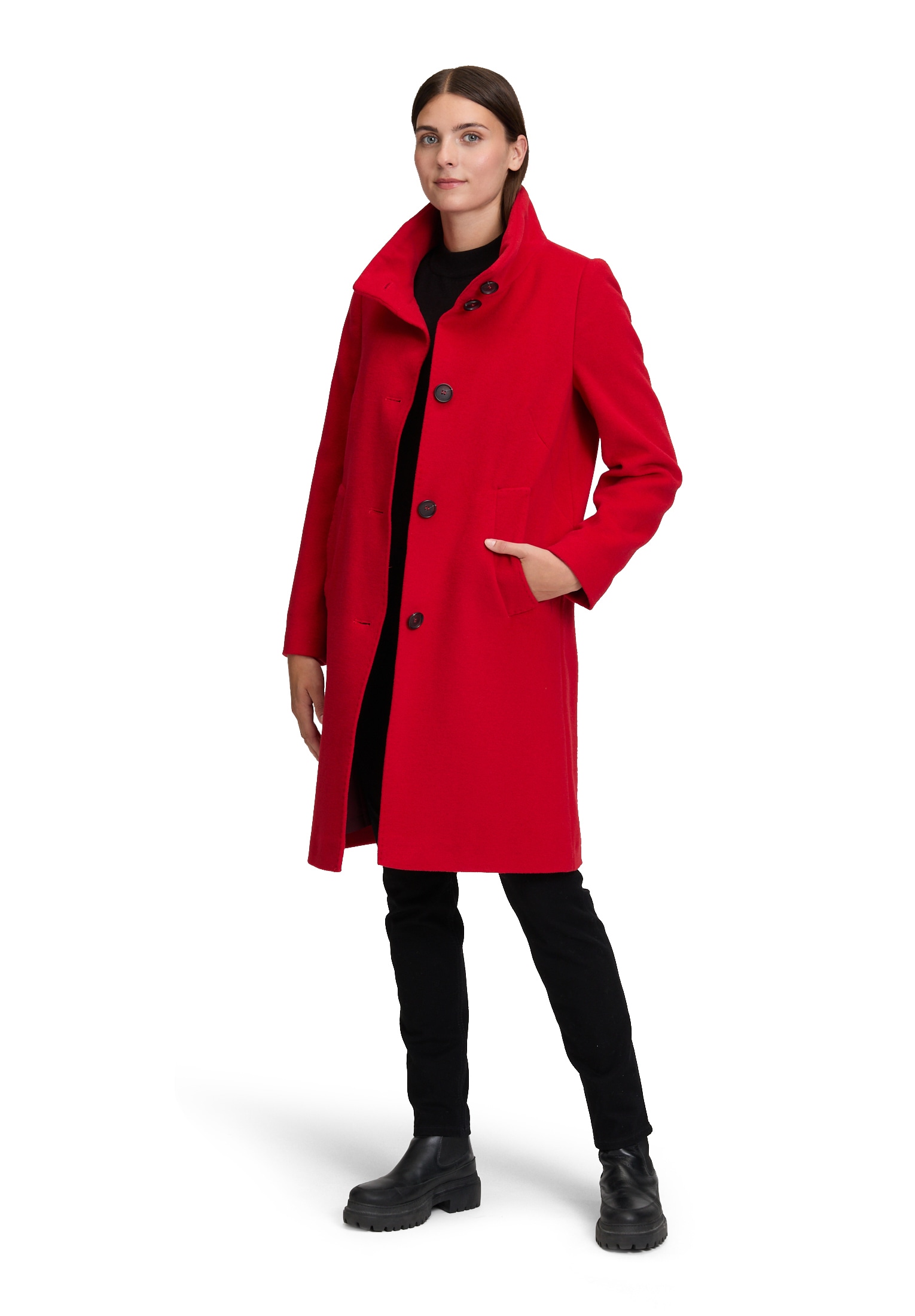 Betty Barclay Wolljacke »Betty Barclay Damen Wollmantel mit Kragen«