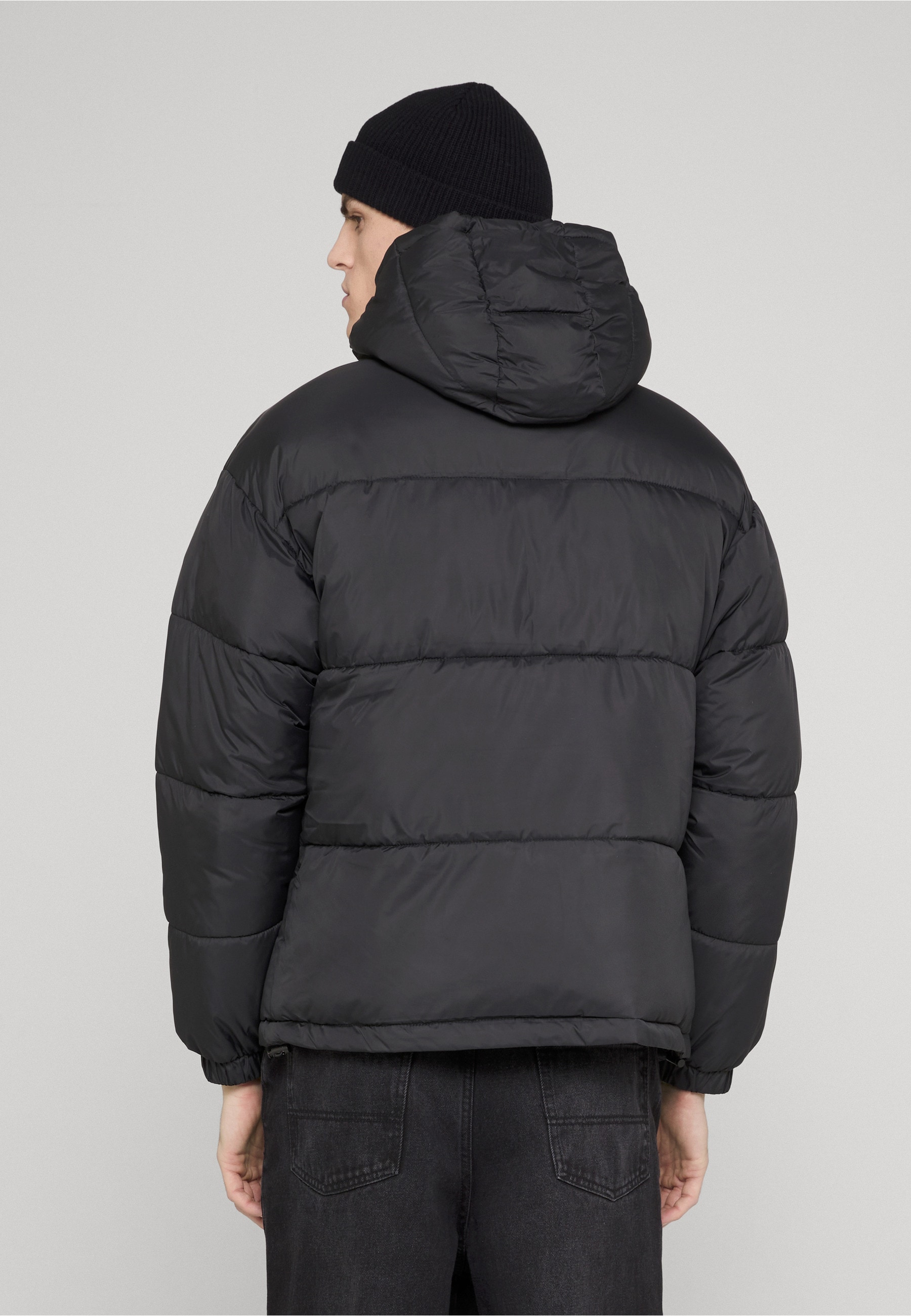 URBAN CLASSICS Allwetterjacke »Urban Classics Basic Jacket With Hood« 1 Stk. tlg. mit Kapuze