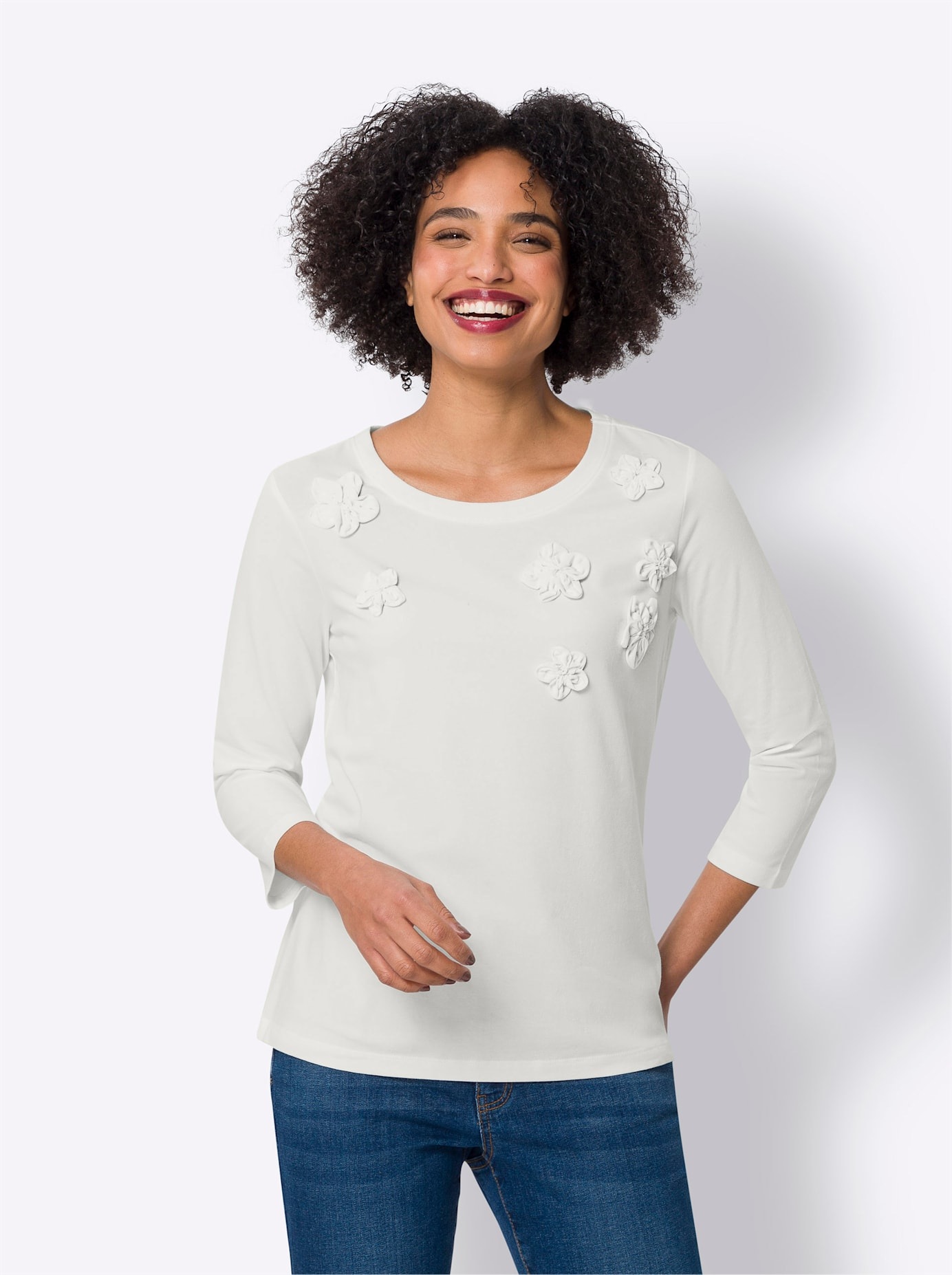 heine 3/4-Arm-Shirt "Shirt", (1 tlg.) günstig online kaufen