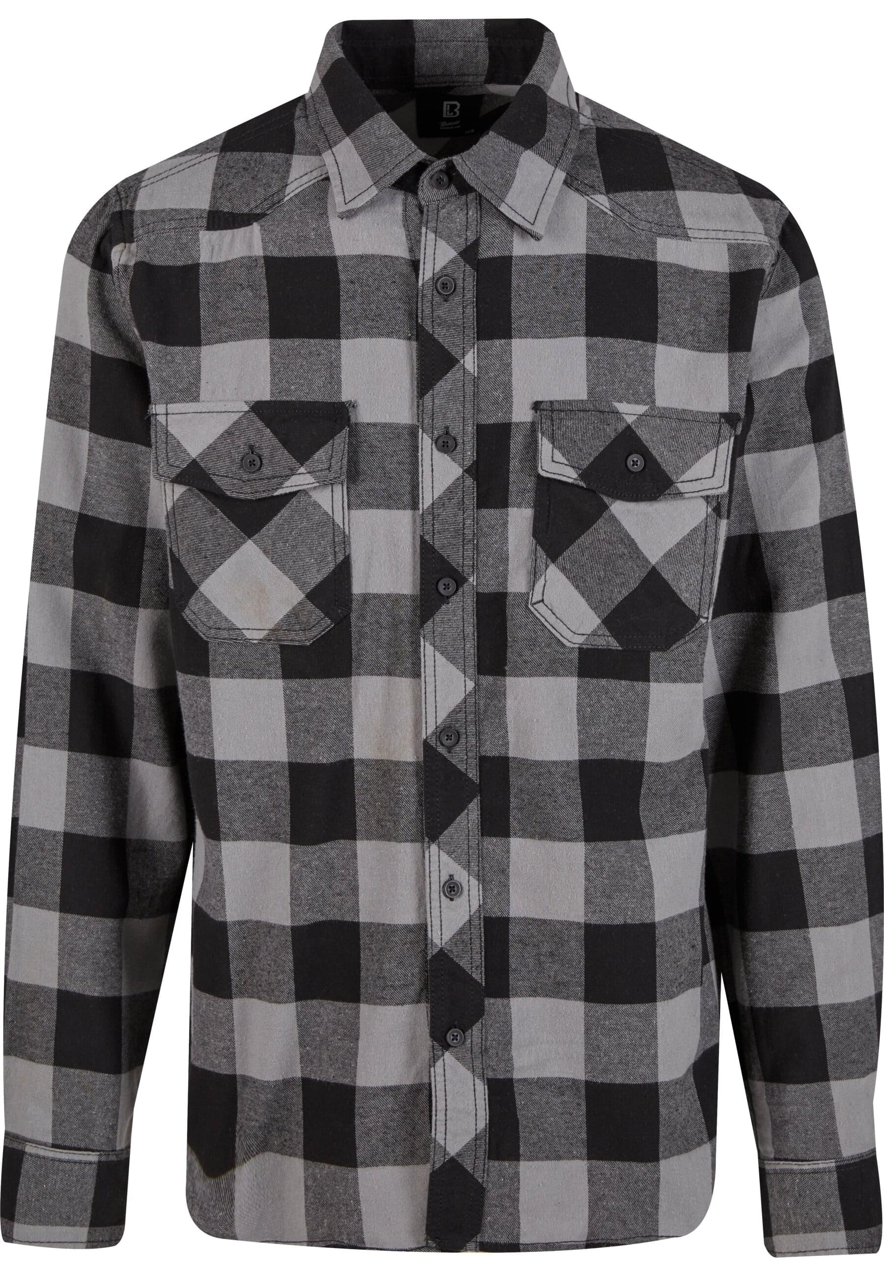 Brandit Langarmhemd "Brandit Herren Checked Shirt", 1 Stk. günstig online kaufen