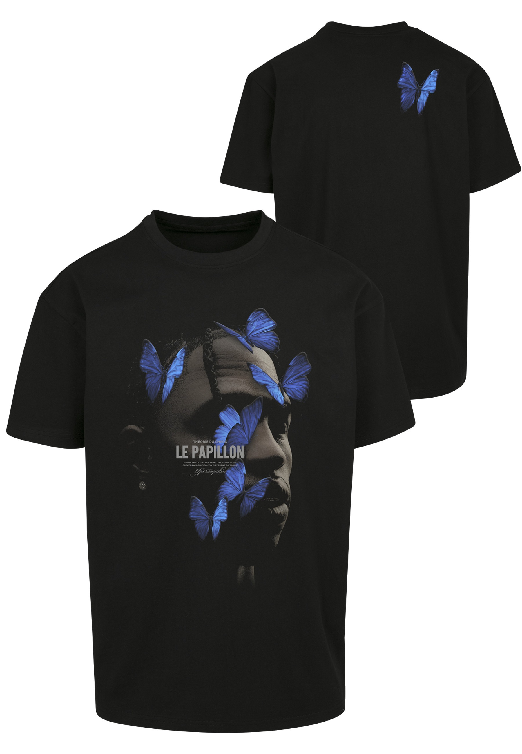 Upscale by Mister Tee Kurzarmshirt "Upscale by Mister Tee Herren Le Papillon Oversize Tee" 1 Stk.