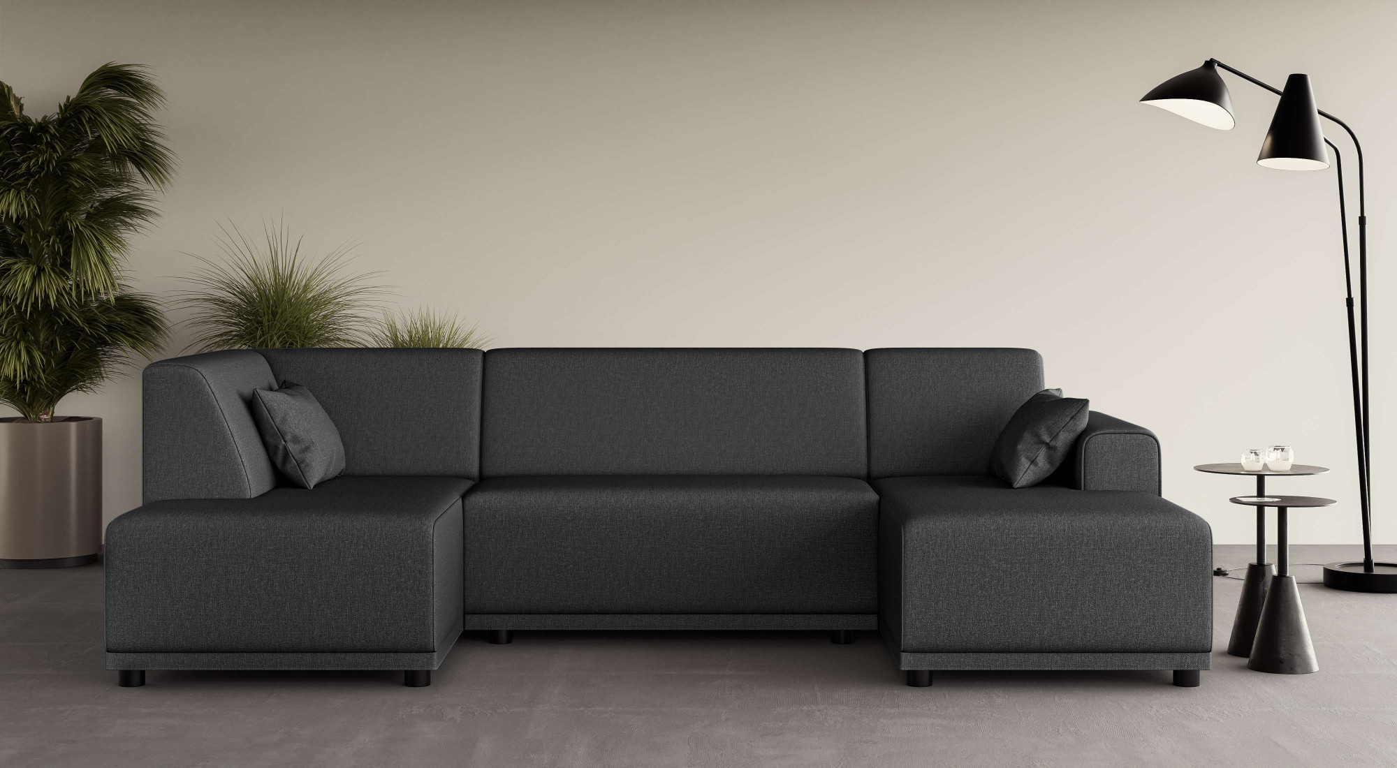 Home affaire Wohnlandschaft "TAMMO" U-Form