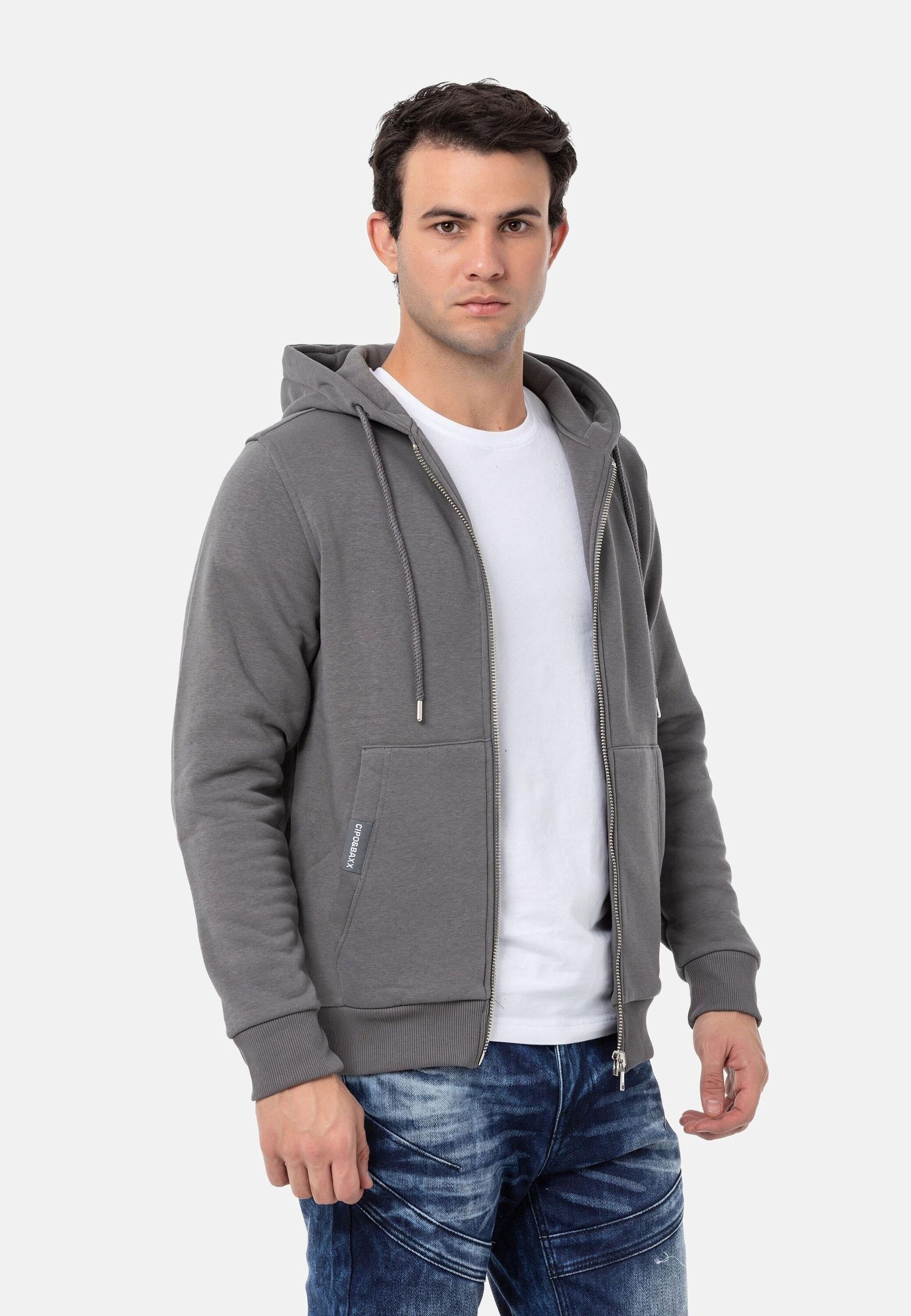 Cipo & Baxx Sweatjacke »Jacken«, mit Kapuze, CL556