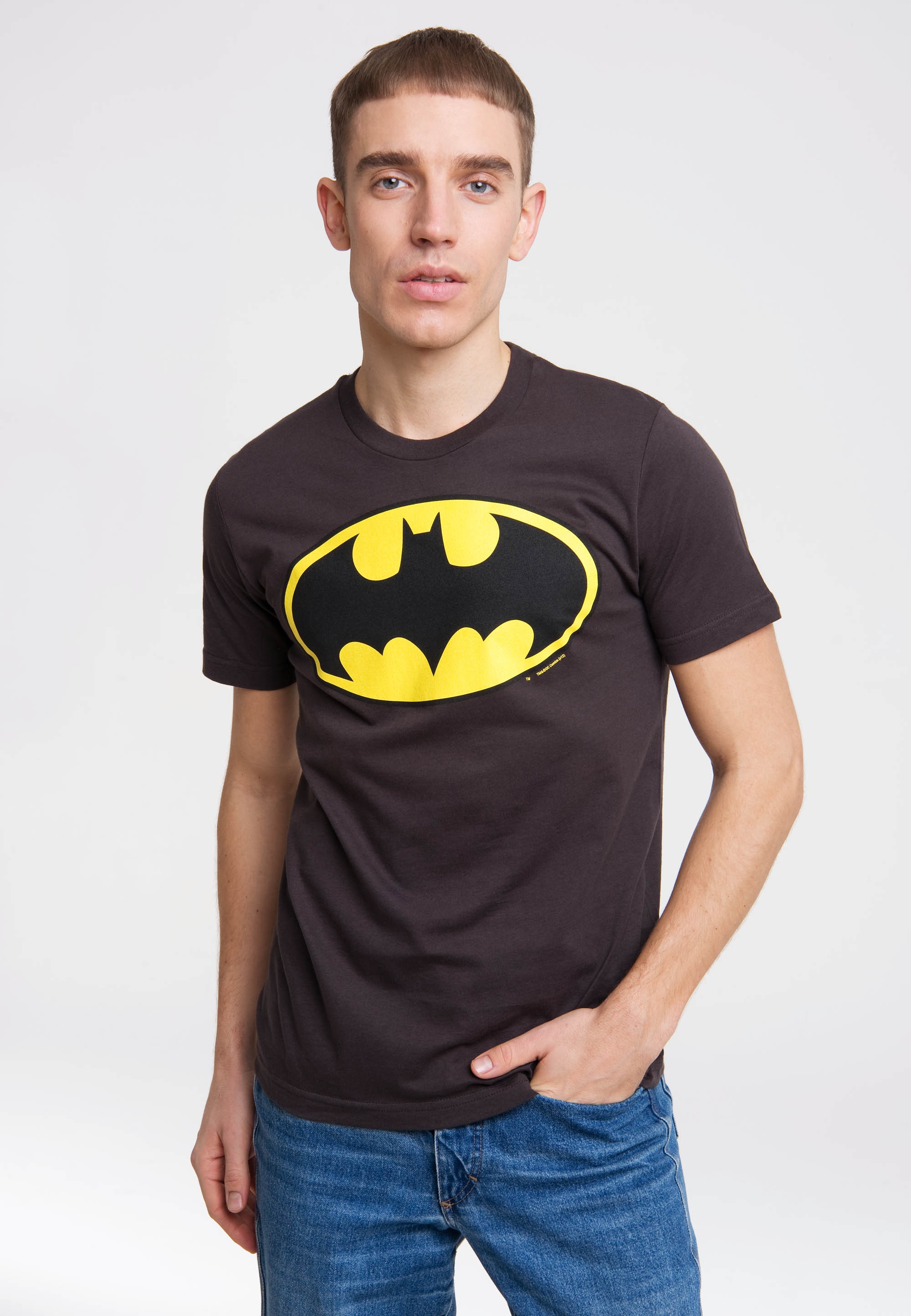 LOGOSHIRT T-Shirt »BATMAN coolem Frontprint bestellen ▷ mit BAUR - | LOGO«