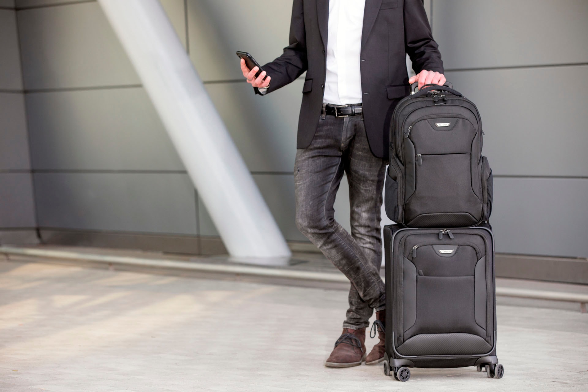 Targus Laptoprucksack »Corporate Traveller (15-15.6)« Militärstandard 1680D, SafePort x D3O Fall- und Seitenschutz