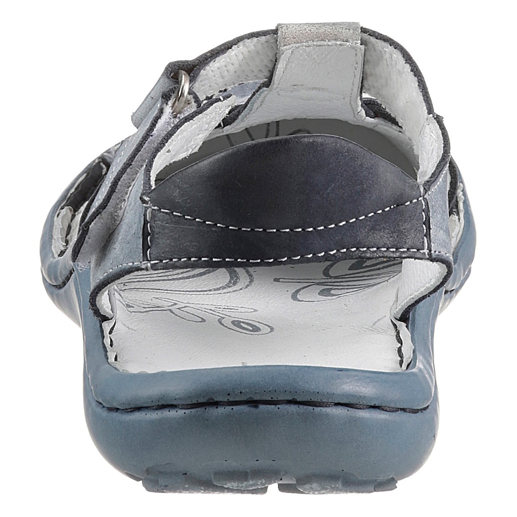 Marken Krisbut KRISBUT Sandale, mit geschlossenem Zehenpart blau-kombiniert-used