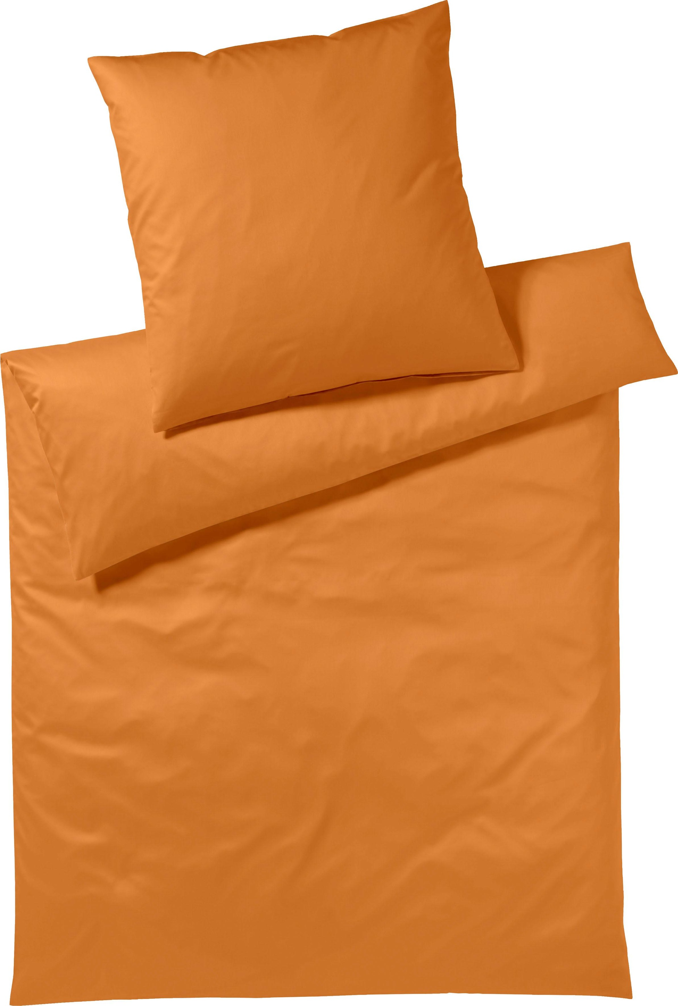 Yes for Bed Bettwäsche "Pure & Simple Uni in Gr. 135x200, 155x220 oder 200x200 cm" 2 Stk. Bettwäsche aus Baumwolle, zeitlose Bettwäsche mit seidigem Glanz