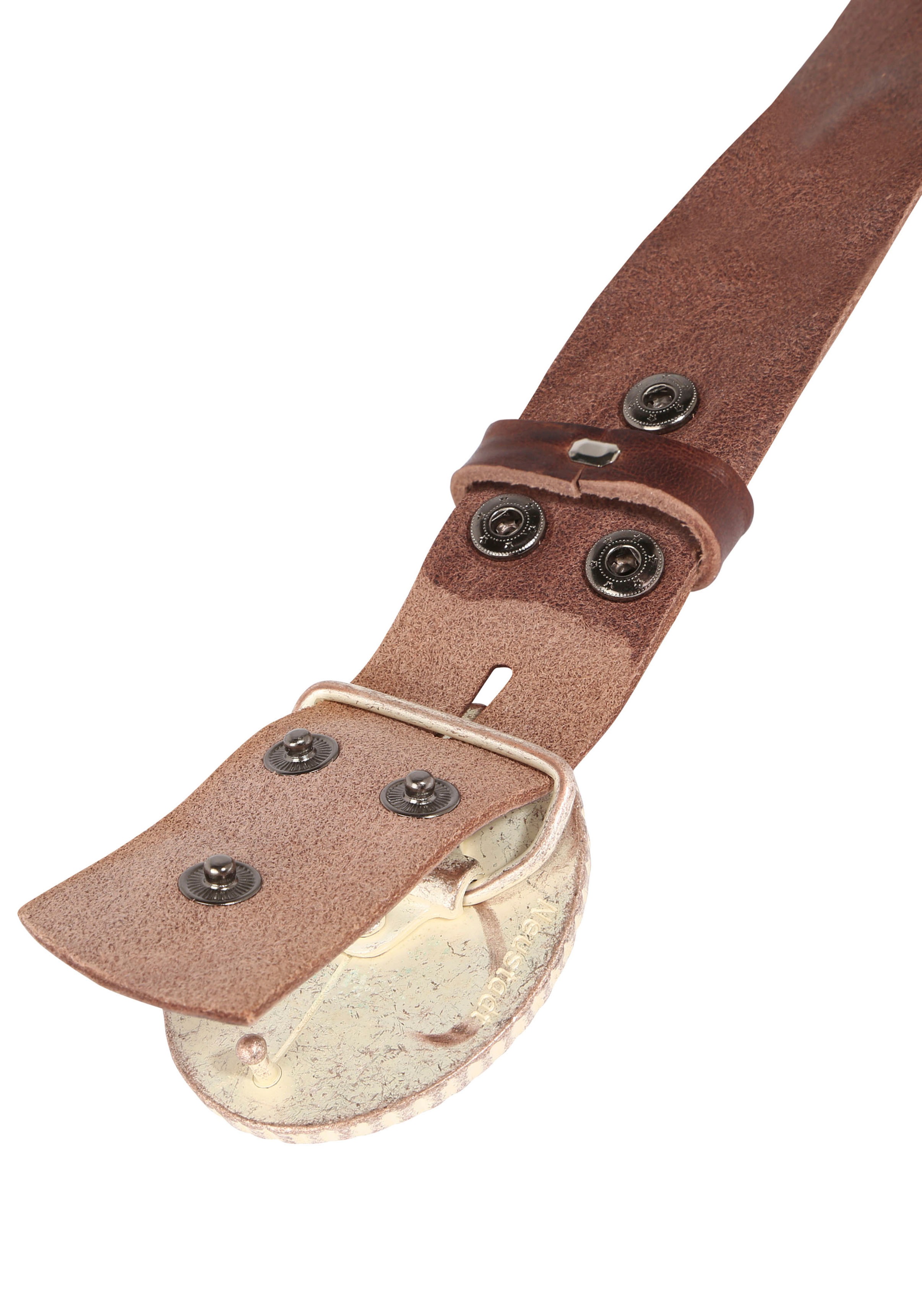 Thumbnail - Rettungsring Gürtel Ledergürtel austauschbare Schließe "Neustadt Rosé Mit Swarovski-Kristall veredelt"