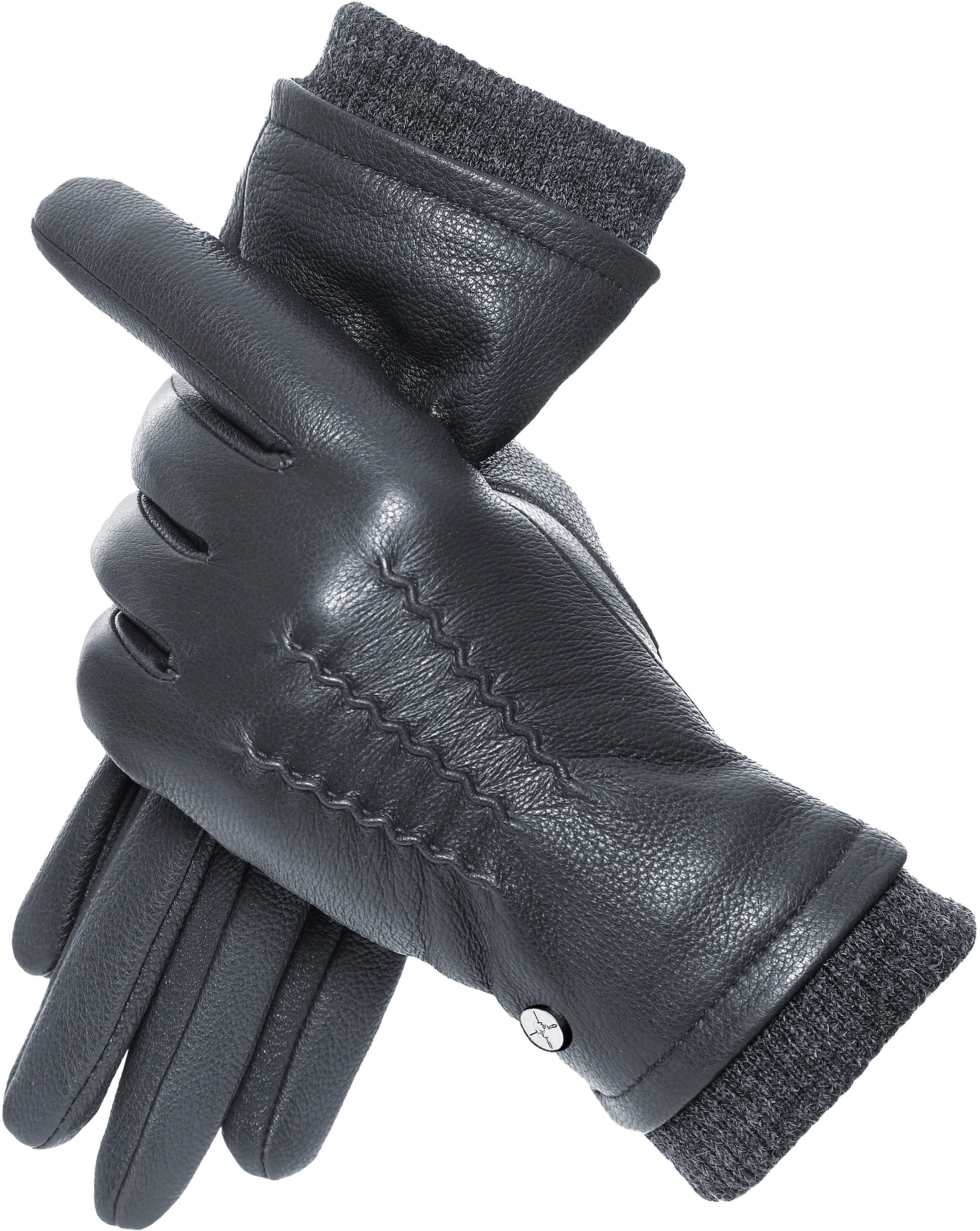 PEARLWOOD Lederhandschuhe mit feinen Nähten