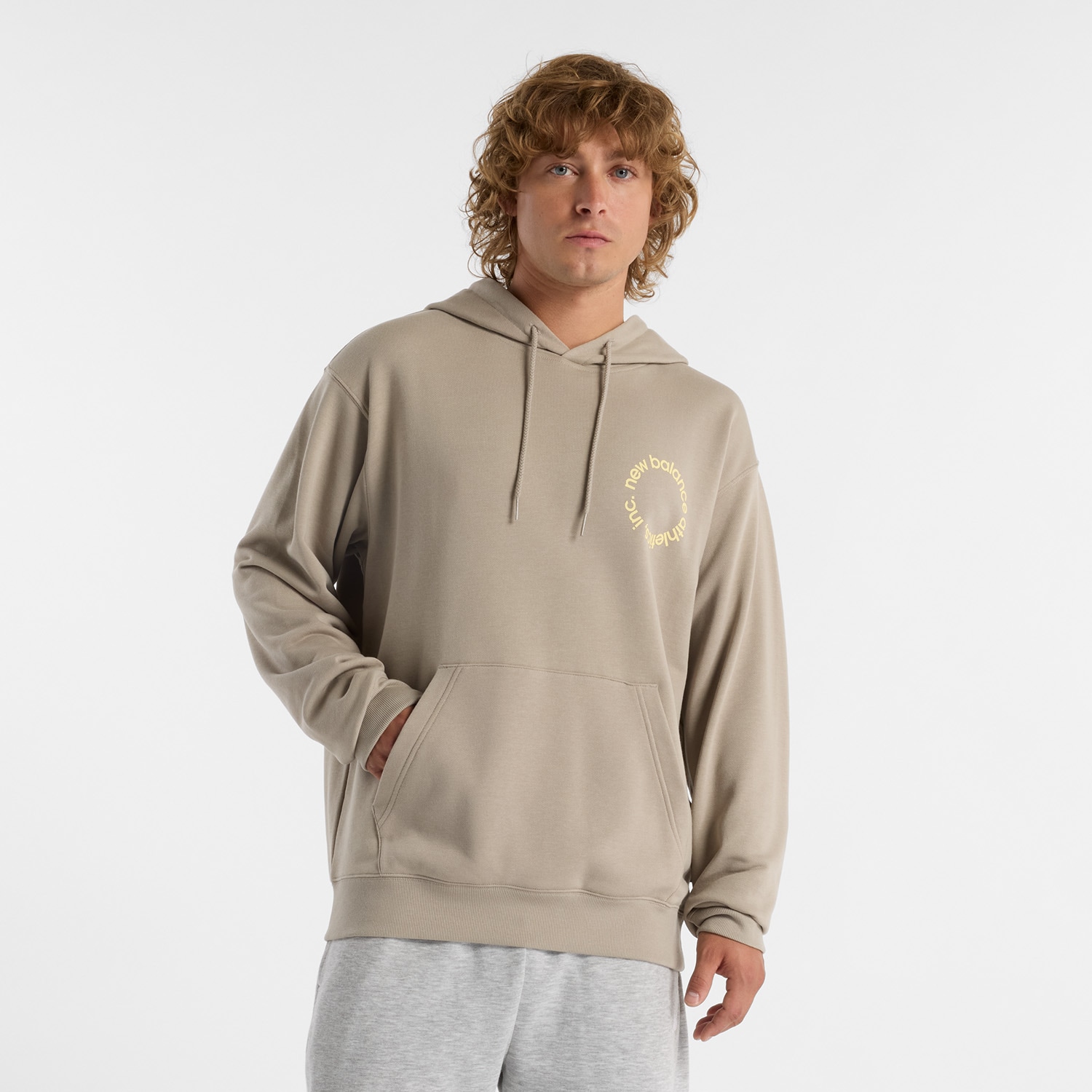 New Balance Kapuzensweatshirt "Circularogo Hoodie TIMBERWOLF" günstig online kaufen