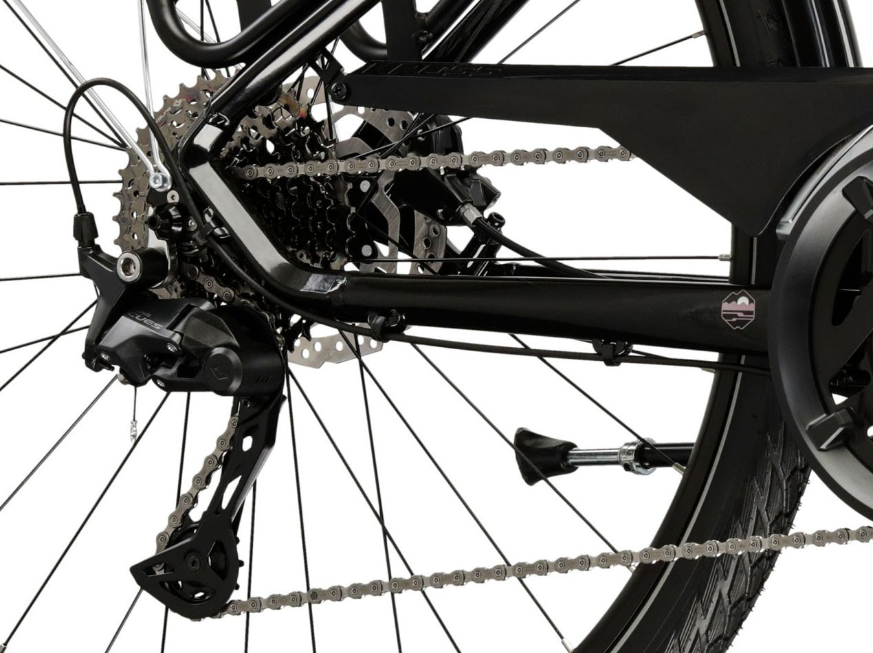 Kross Trekkingrad »Trekkingrad Trans 7.0 schwarz 20 Gänge«, 20 Gang, Shimano, CUES U6020 Schaltwerk, Kettenschaltung