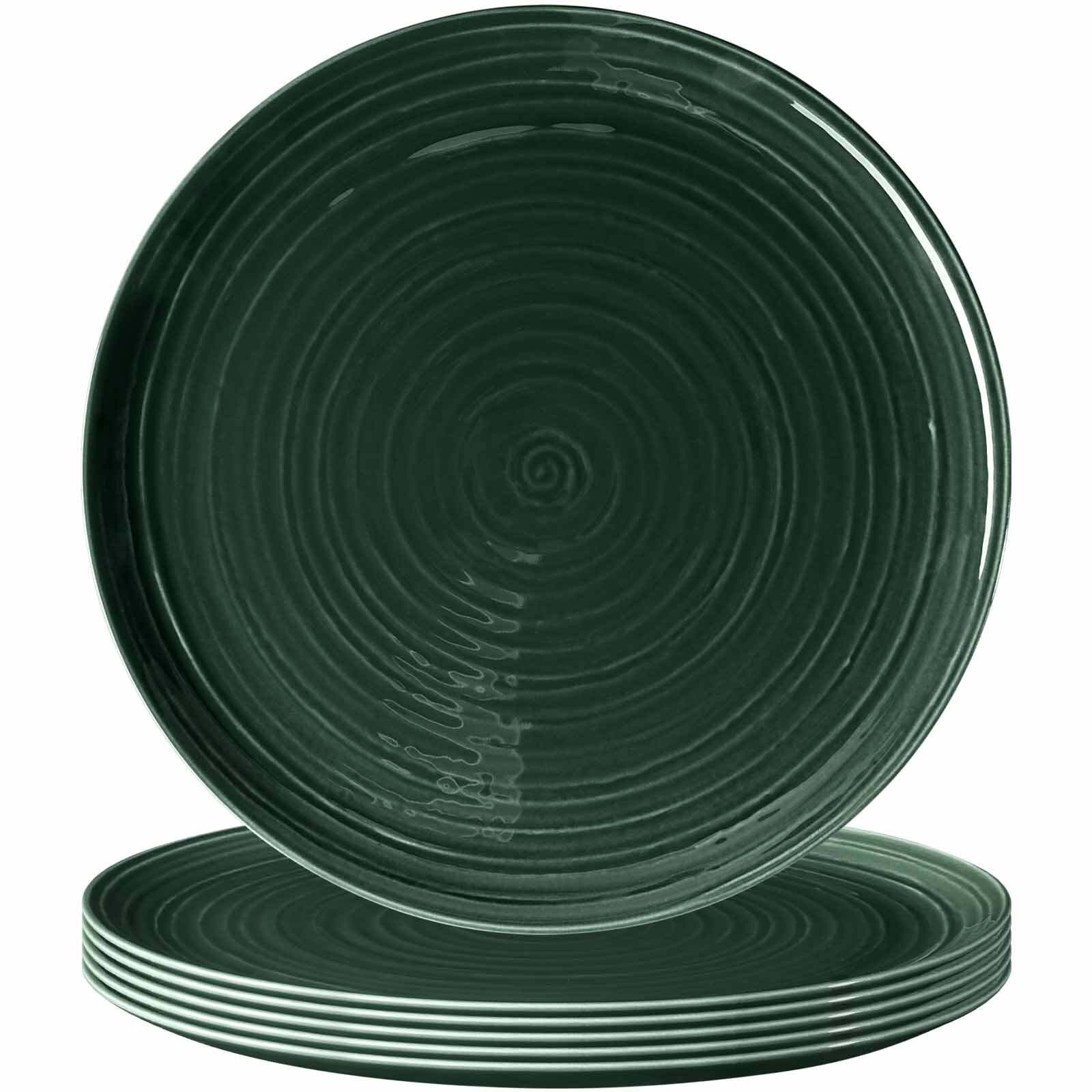 SELTMANN WEIDEN Pizzateller "Pizzateller Terra ø 31,5 cm 6er Set", L:31,5cm, grün, Speiseteller