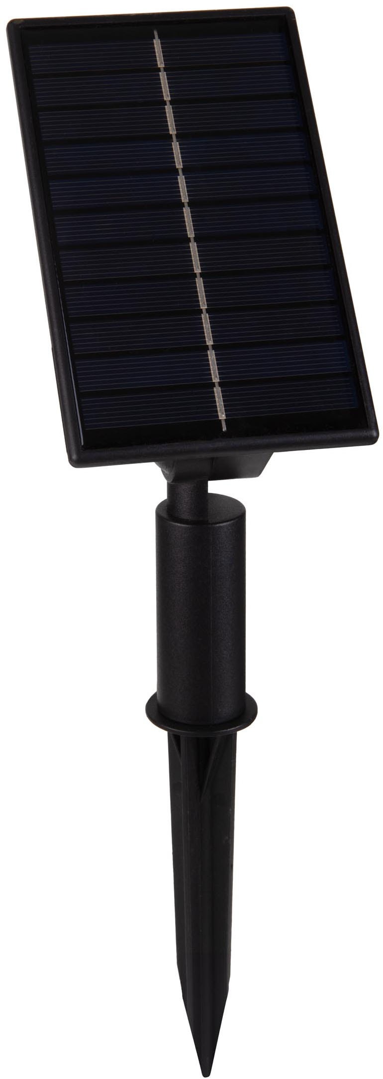 näve LED Solarleuchte »Nomi«, 6 flammig, Leuchtmittel LED-Modul | LED fest integriert, Erdspieß 6er Set, inkl. Dämmerungssensor, Abstrahlwinkel: 90°, schwarz