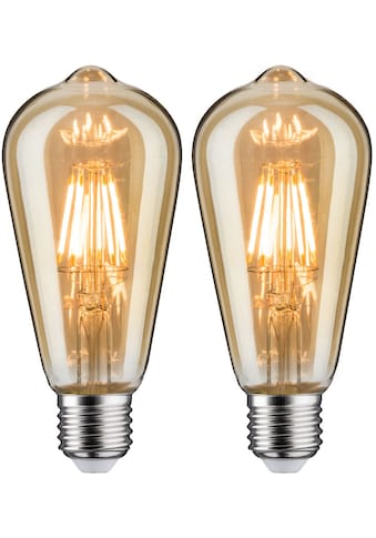 Paulmann LED-Leuchtmittel »Bundle 3x ST64 gold 2x 6,5 W«, E27, 2 St., Extra-Warmweiß kaufen