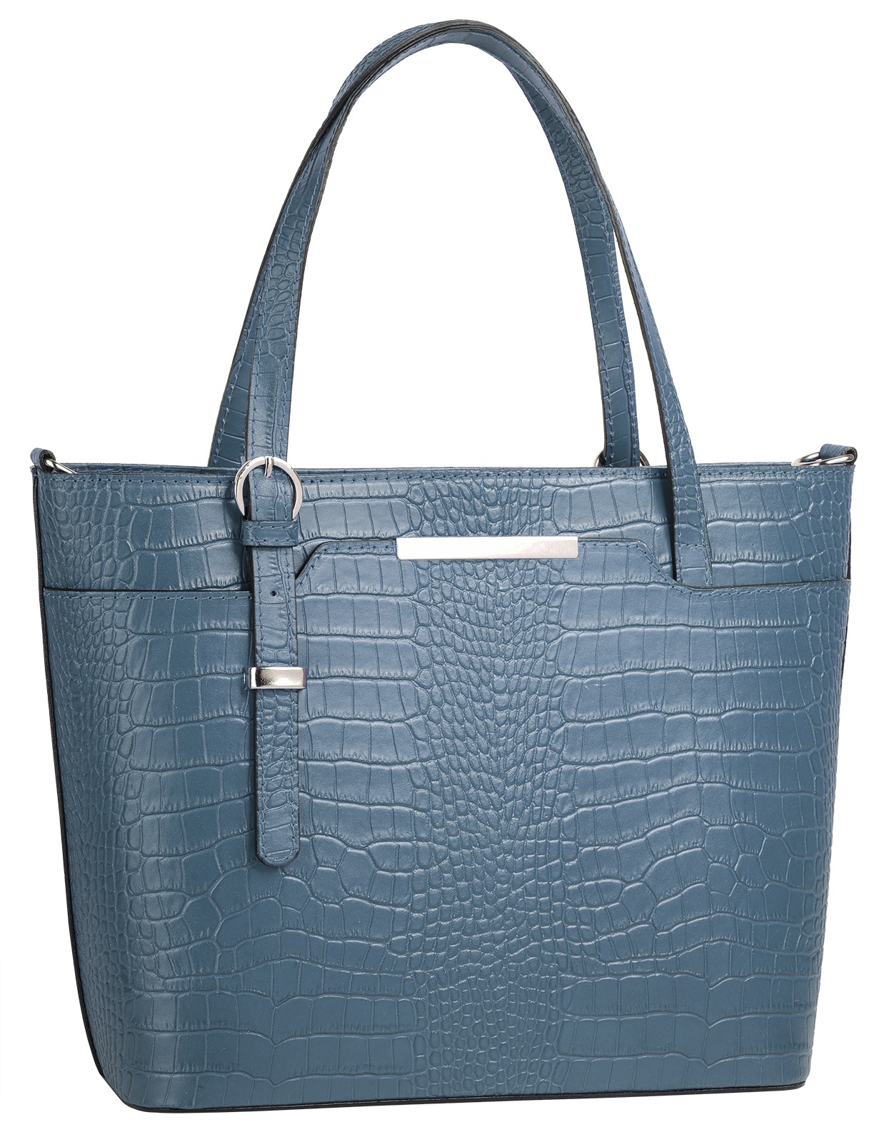 Cluty Henkeltasche, echt Leder, Made in Italy