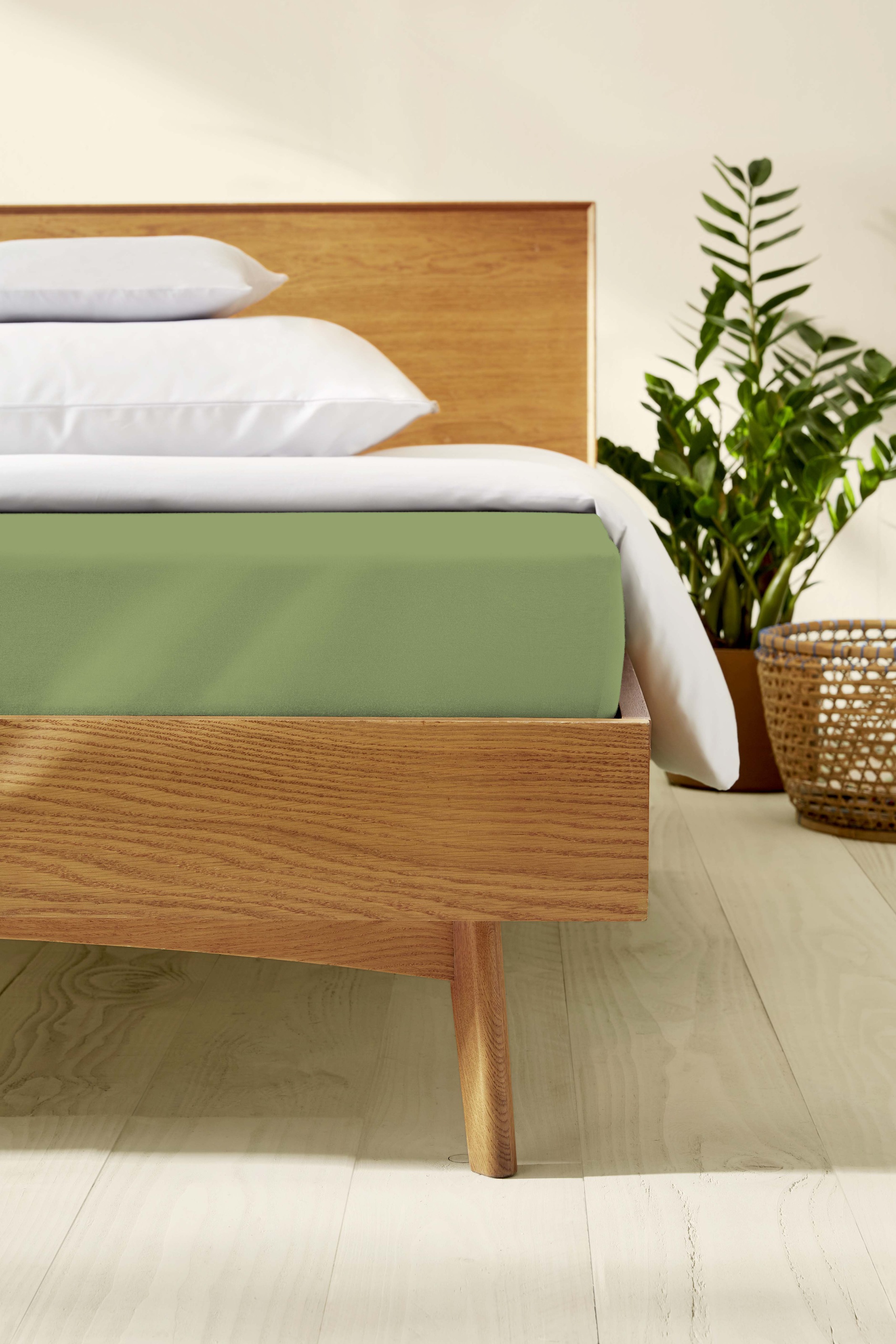 Kaeppel Spannbettlaken »Single Jersey Mako Cotton«, Bettlaken aus 100% Baumwolle
