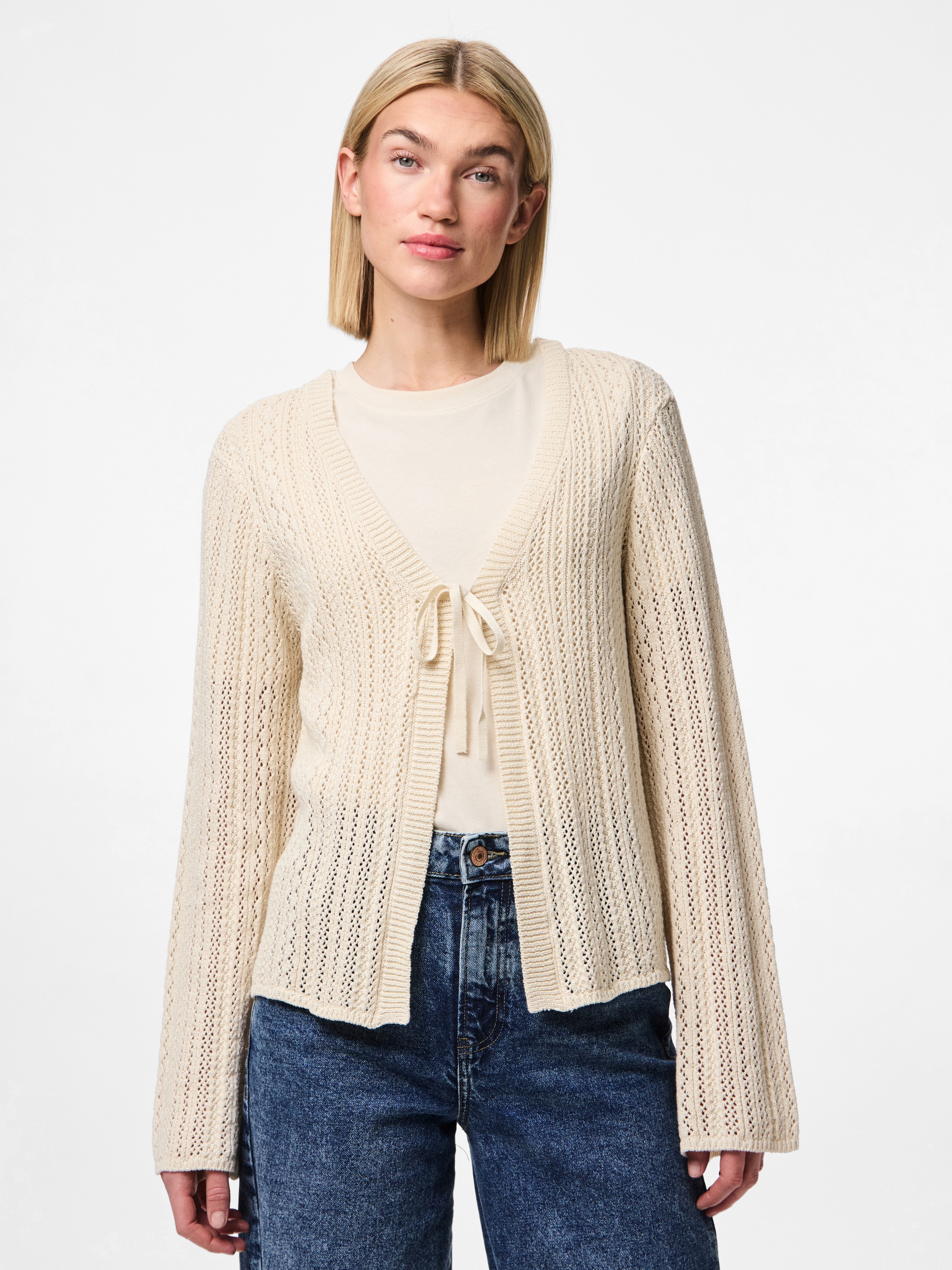 pieces Megztinis »PCNUKA LS KNIT kardiganas N...