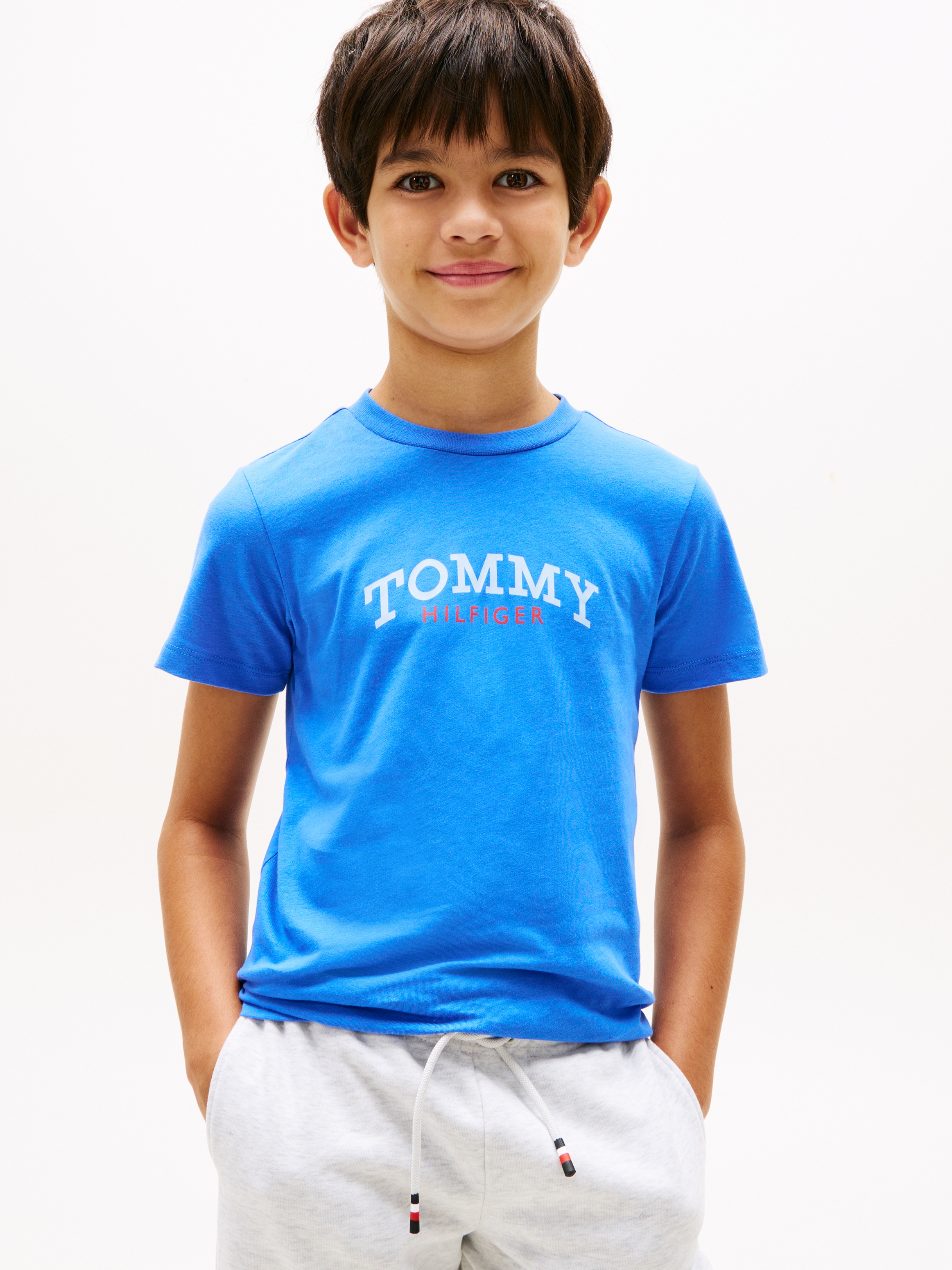 Tommy Hilfiger Shirt & Shorts »MONOTYPE GRAPHIC TEE SHORT SET« Set,  Kinder bis 16 Jahre, Druck, regular fit