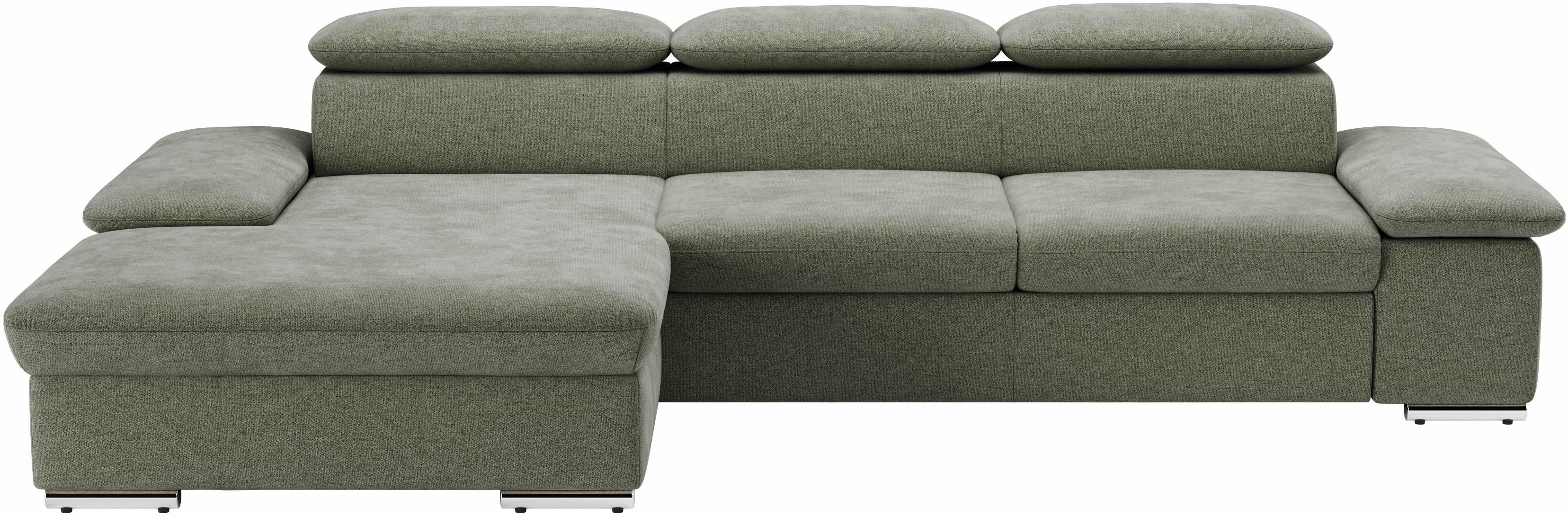 sit&more Ecksofa "Valantine L-Form, B: 286 cm" mit Arm- & Kopfteilverstellung, optional mit Schlaffunktion