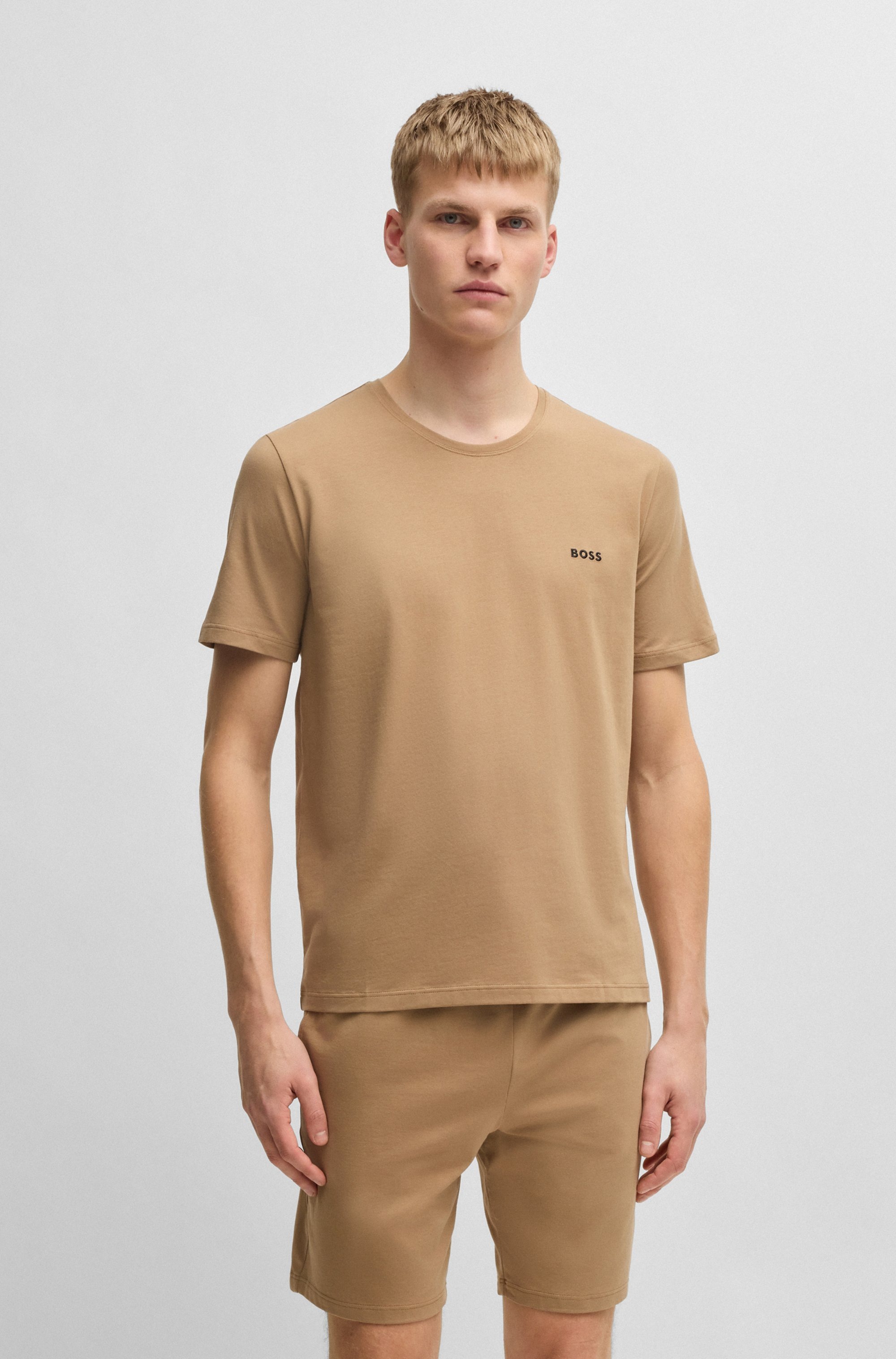 BOSS "Mix&Match T-Shirt R" mit Logostickerei günstig online kaufen