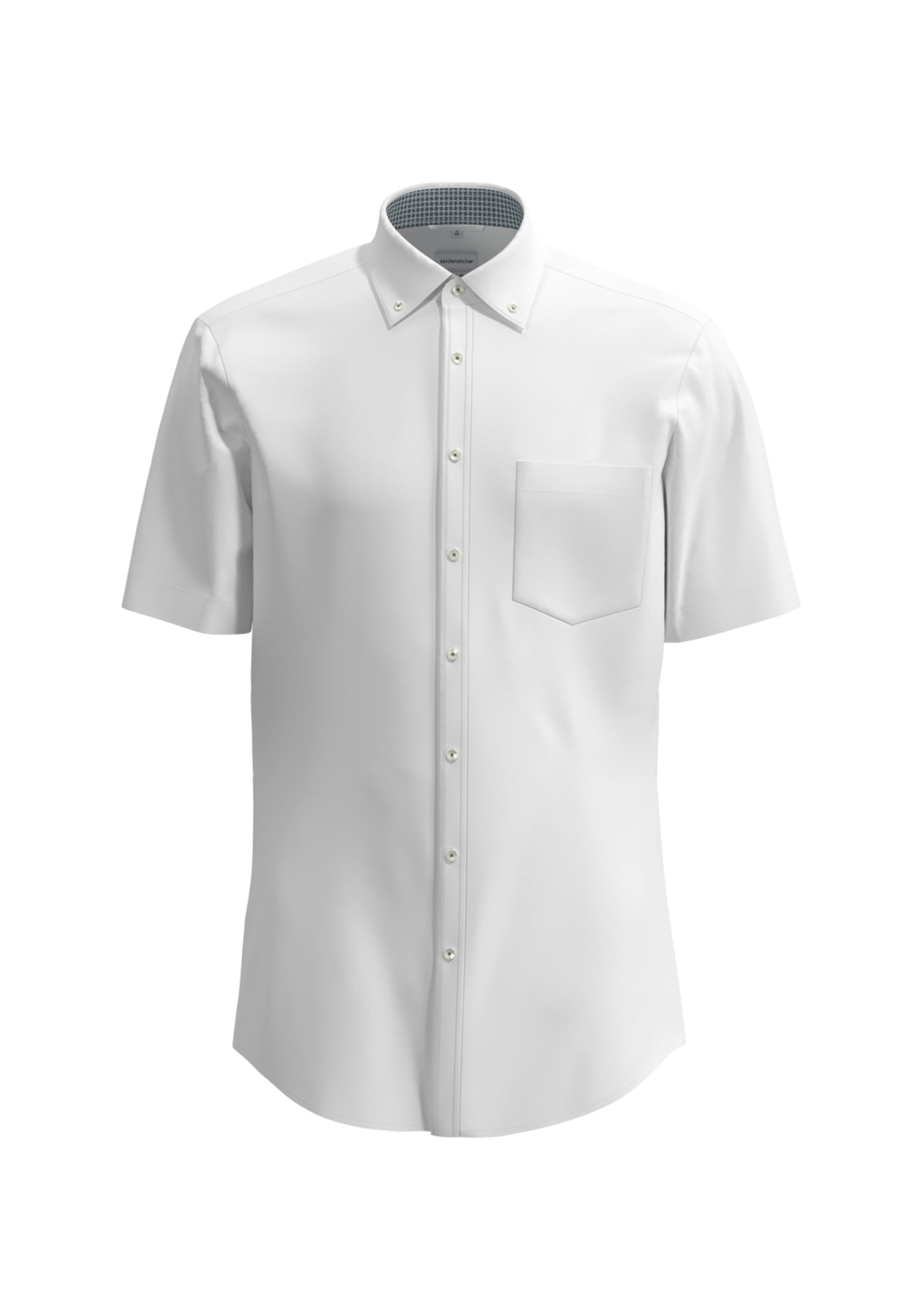 seidensticker Businesshemd »Comfort«, Comfort Kurzarm Button-Down-Kragen Struktur