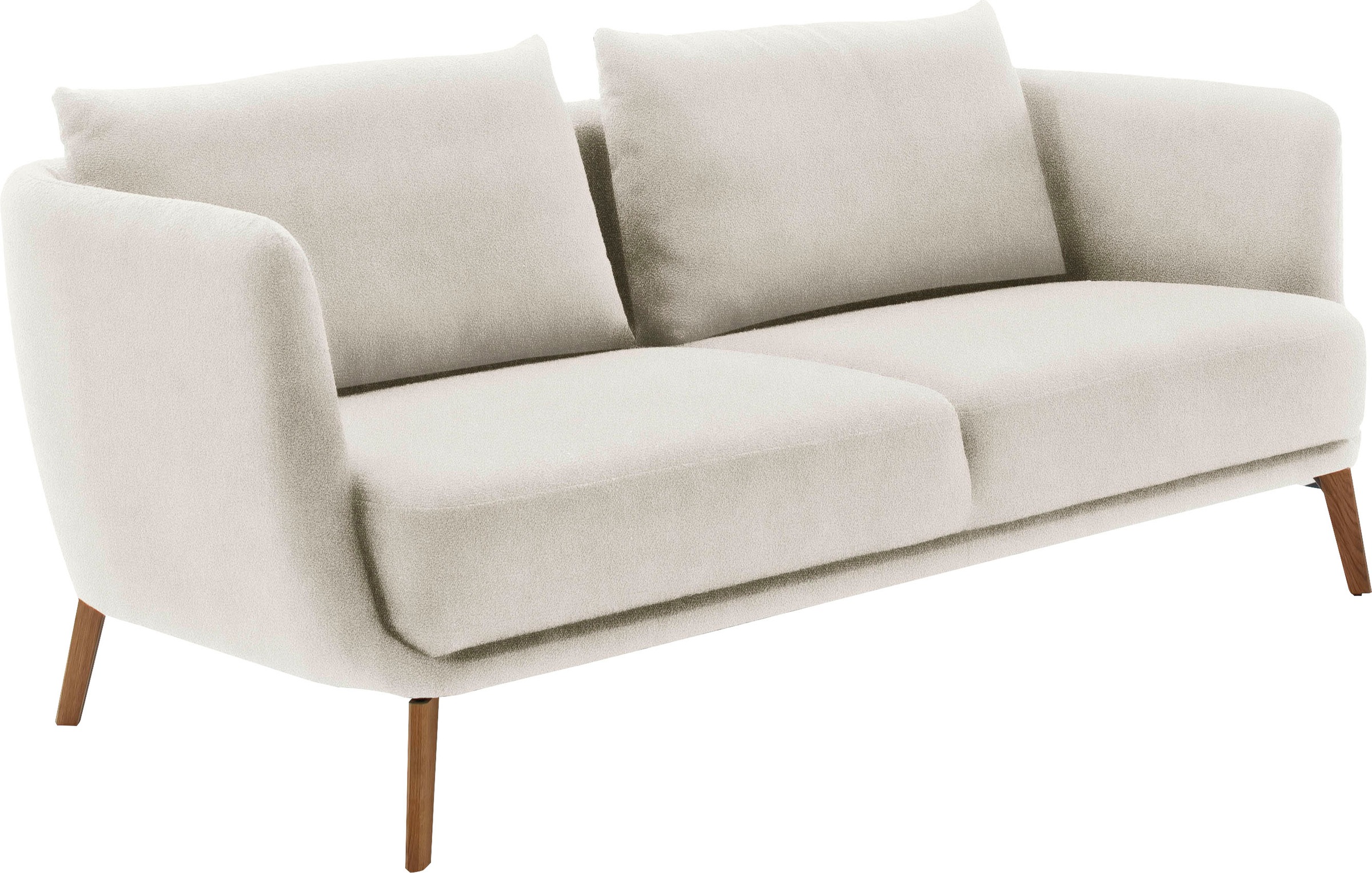 SCHÖNER WOHNEN-Kollektion 3-Sitzer »Pearl - 5 Jahre Hersteller-Garantie, auch in Bouclé«, Maße (B/H/T): 210/71/91 cm, Füße Massivholz