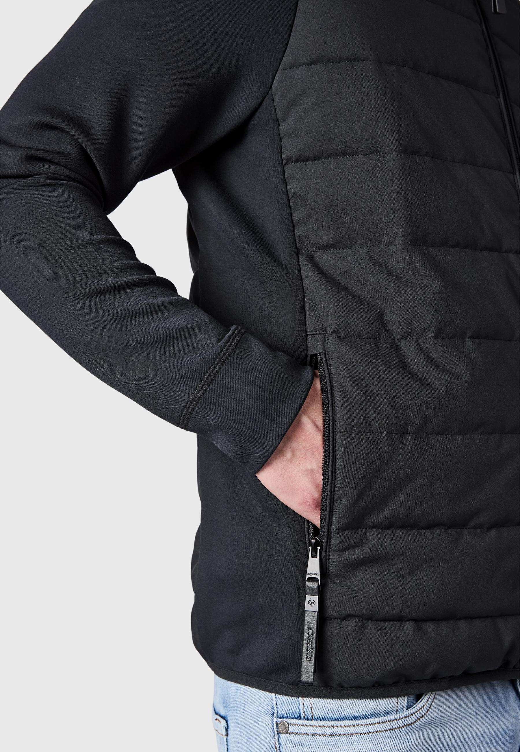 Ragwear Steppjacke »Rendan Tech YOUMODO« ohne Kapuze Gesteppte Herren Outdoorjacke mit weichen Ärmeln