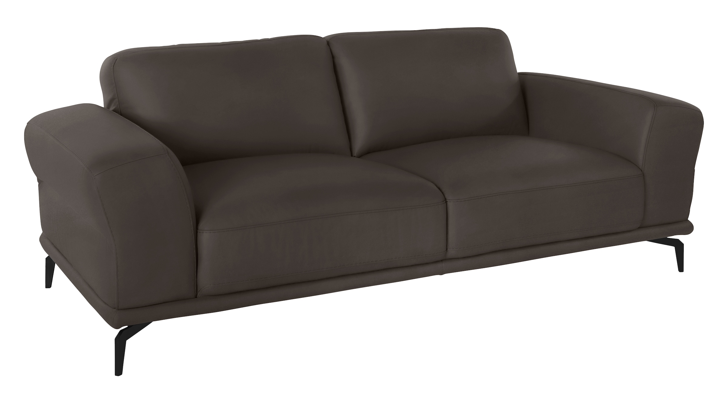 W.SCHILLIG 2,5-Sitzer »montanaa« mit Metallfüßen in Schwarz pulverbeschichtet, Breite 212 cm