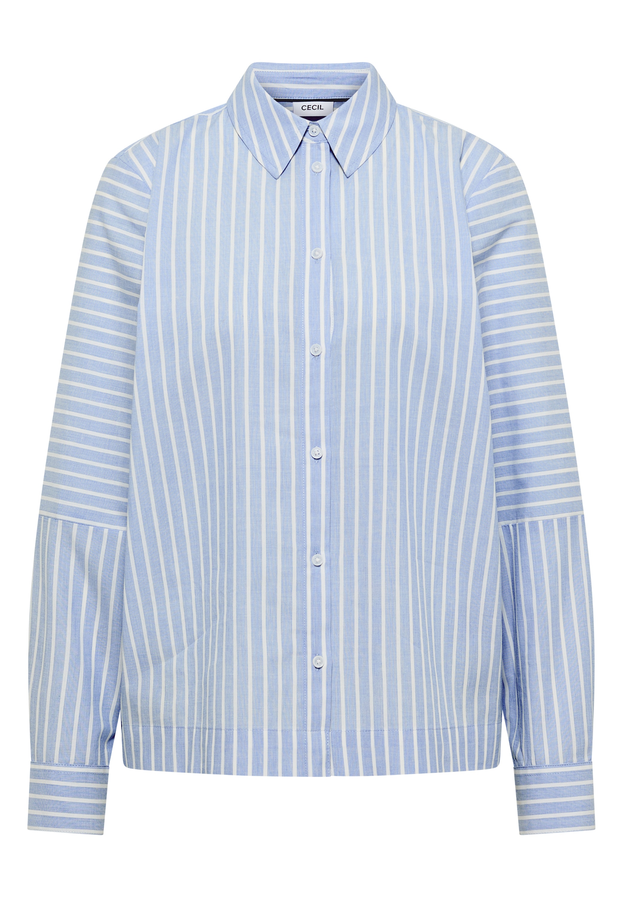 Cecil Langarmbluse aus reiner Baumwolle