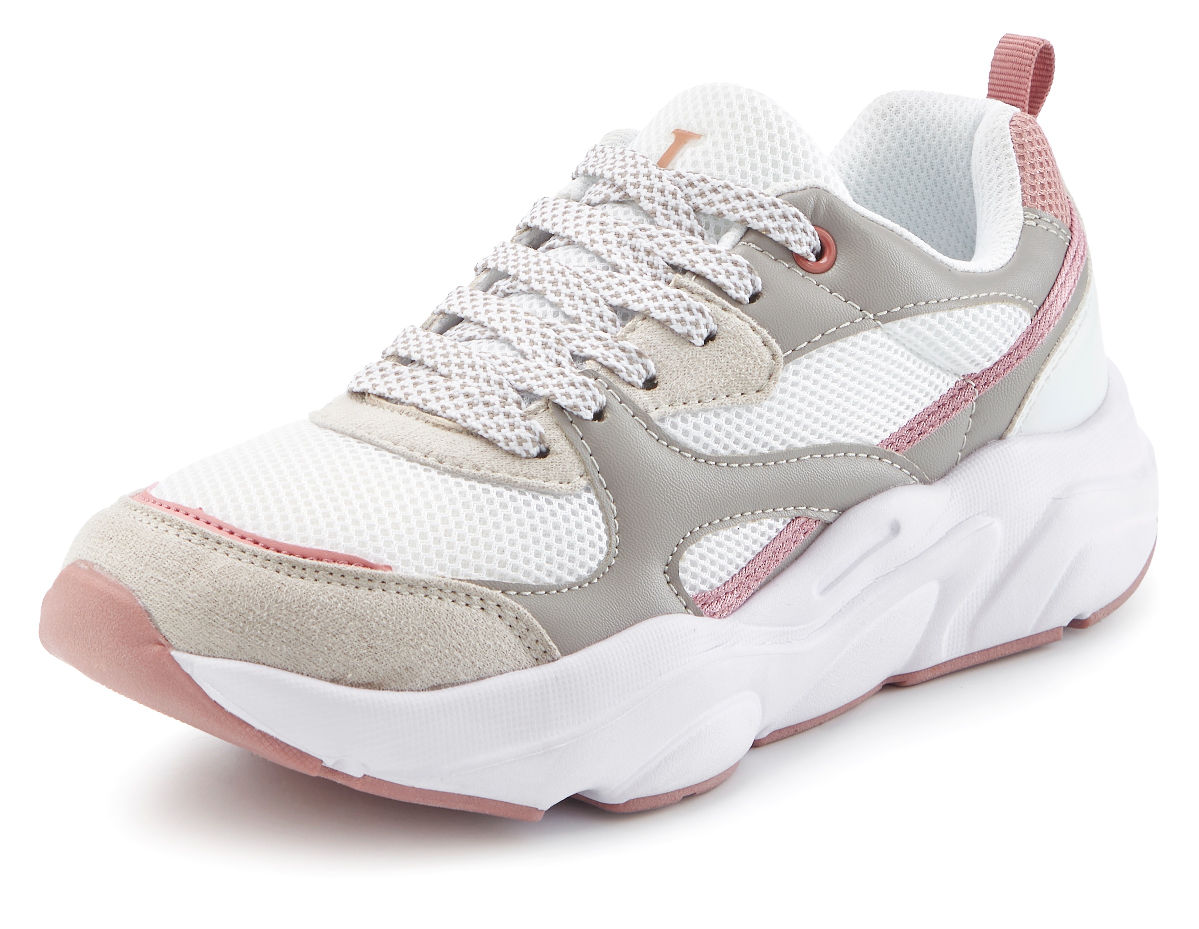 LASCANA Sneaker mit ultraleichter Chunky-Sohle, Schnürhalbschuh, günstig online kaufen