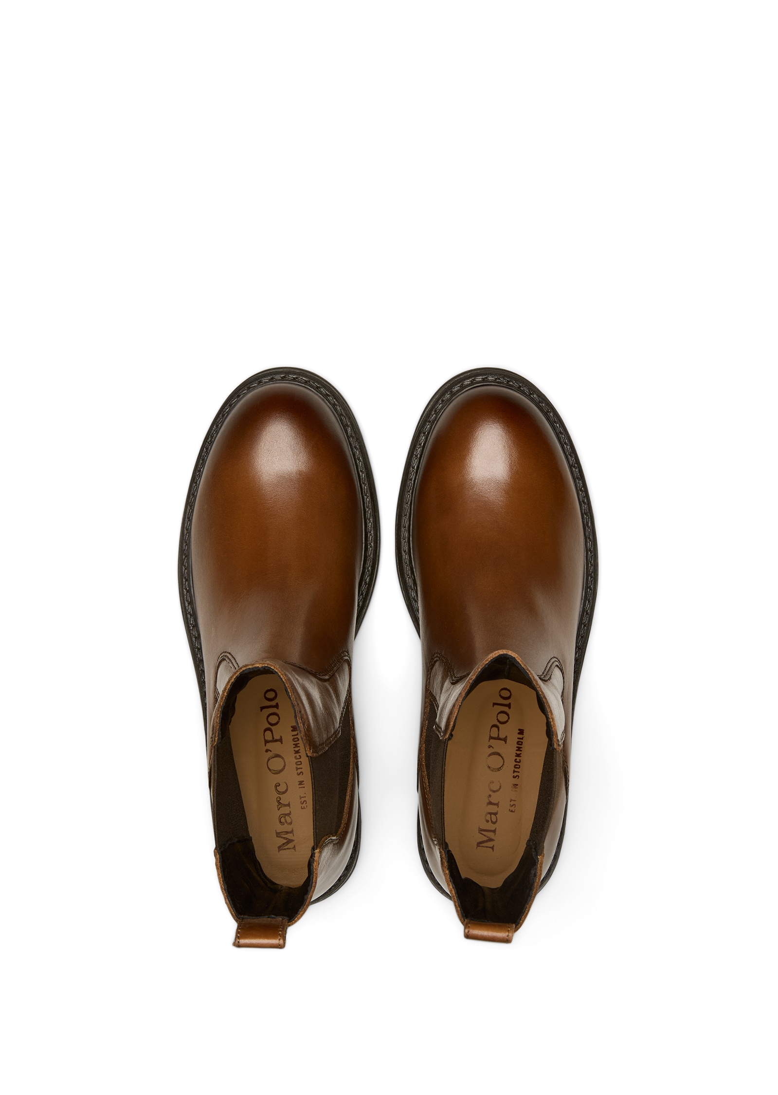 Marc O'Polo Chelseaboots »aus Antik-Kalbleder«