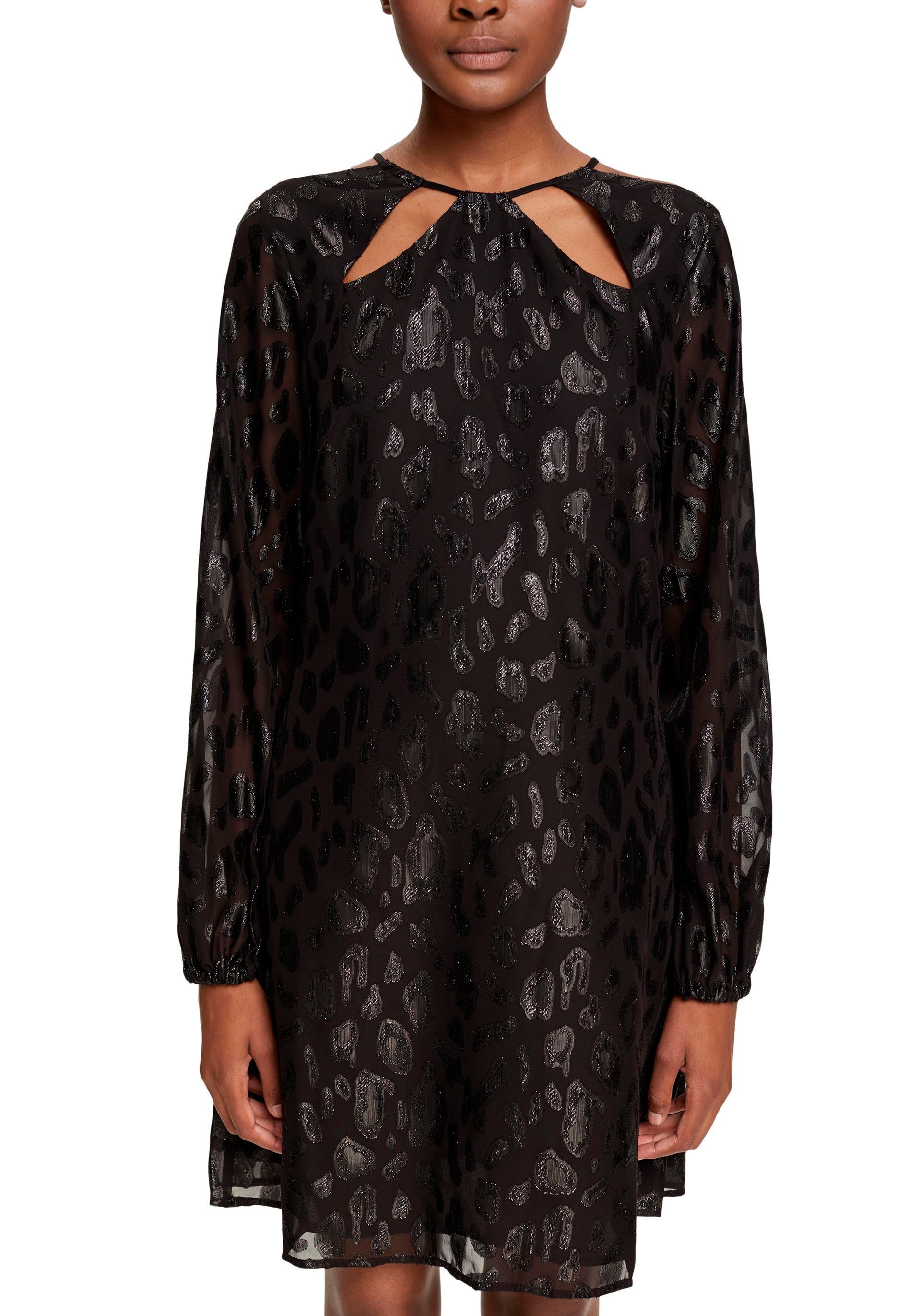 esprit collection -  Minikleid, mit Leomuster