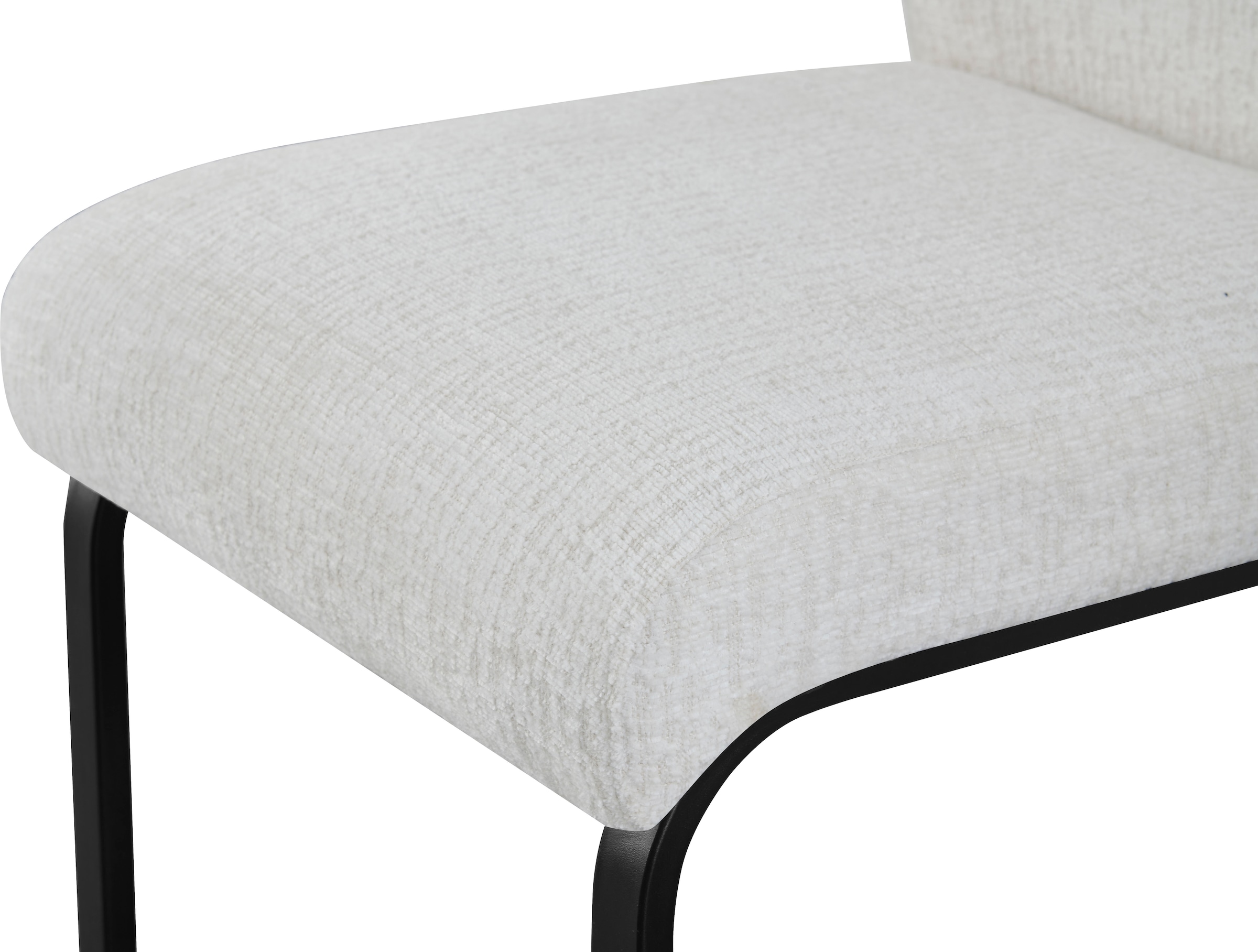 Home affaire Esszimmerstuhl »VERNON, 2er Set, mit Metallgestell in matt schwarz« (Set) 2 Stk.in verschiedenen Farben, Belsatbarkeit pro Stuhl 120 kg