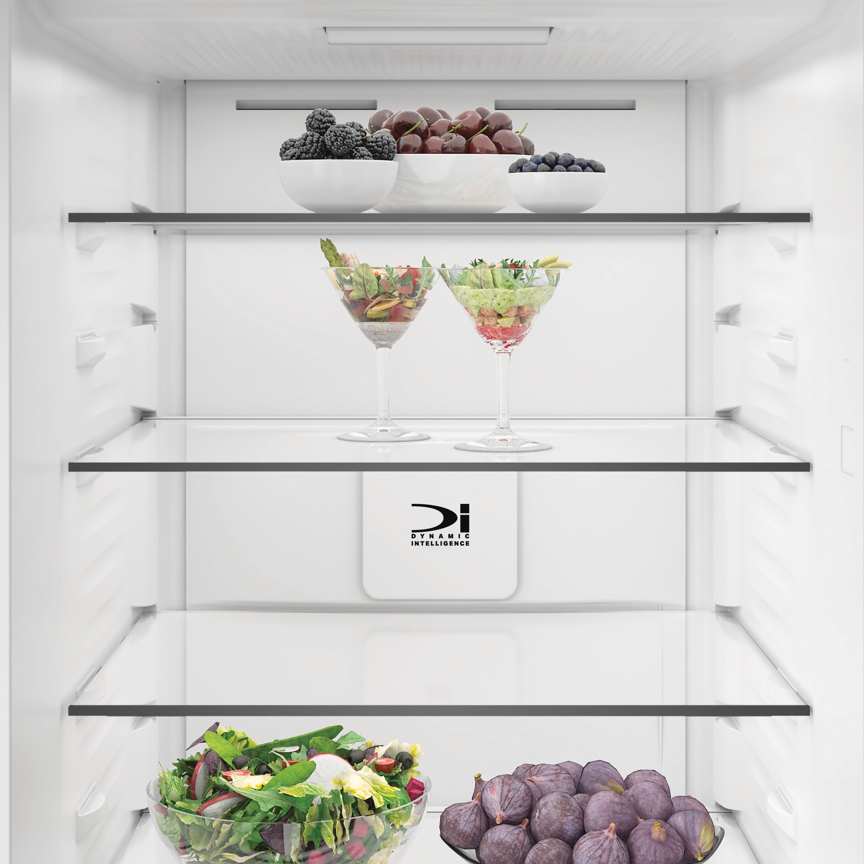 BAUKNECHT Kühl-/Gefrierkombination »KGN ECO 201AM IN« 203,5 cm hoch 59,5 cm breit FreshShield