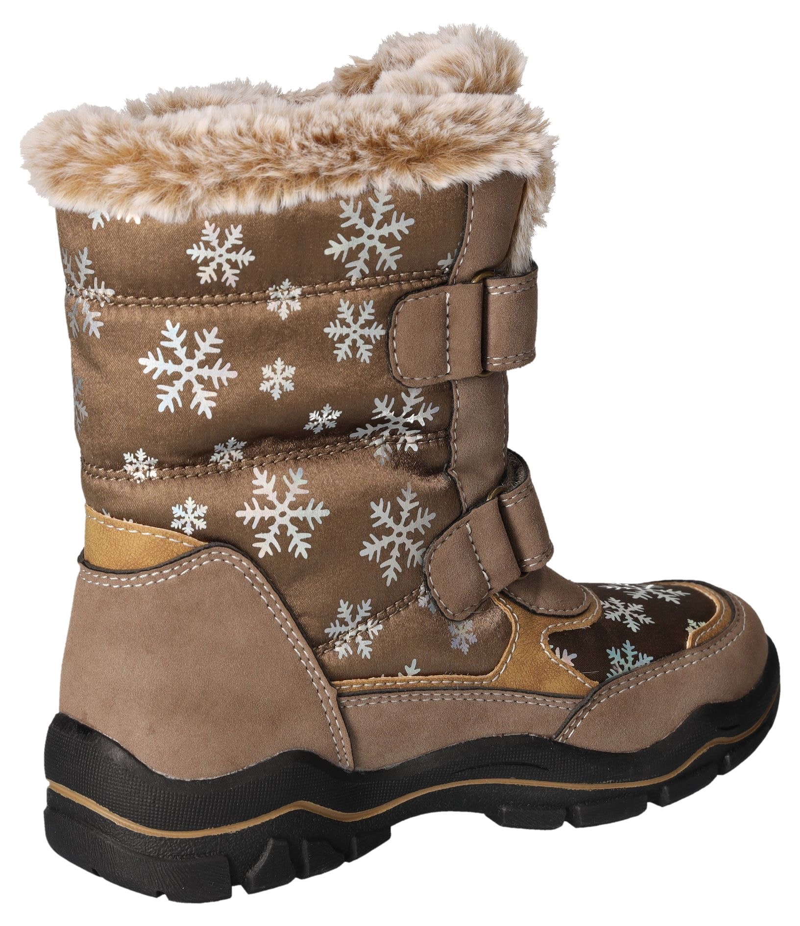 Mustang Shoes Winterstiefel, Winterstiefel, Klettstiefel in bequemer Weite